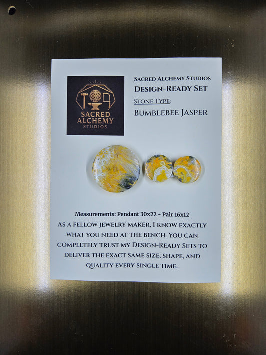 Circle Shape - Bumblebee Jasper - Design-Ready Set by Sacred Alchemy Studios