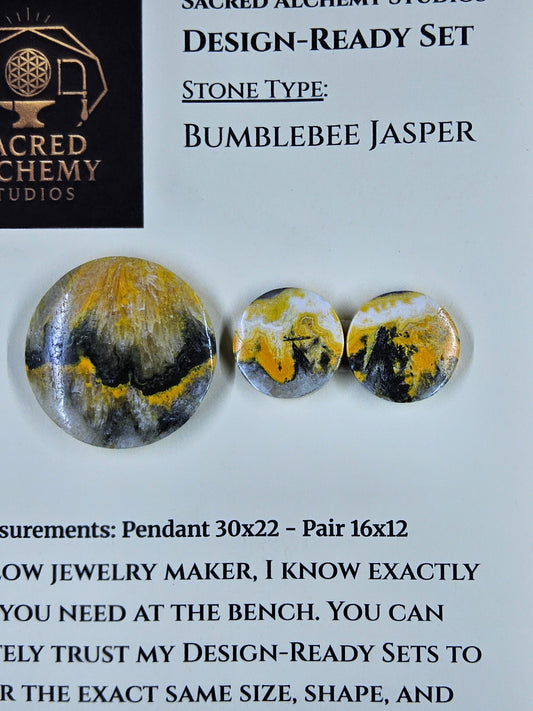Circle Shape - Bumblebee Jasper - Design-Ready Set by Sacred Alchemy Studios