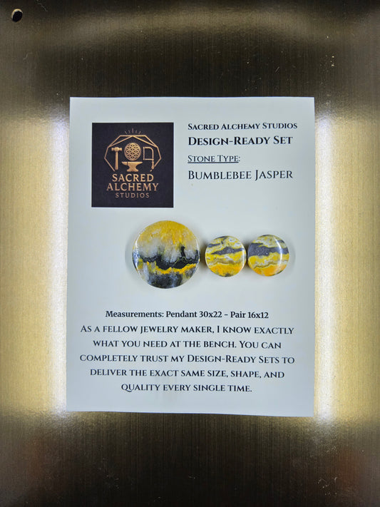 Circle Shape - Bumblebee Jasper - Design-Ready Set by Sacred Alchemy Studios