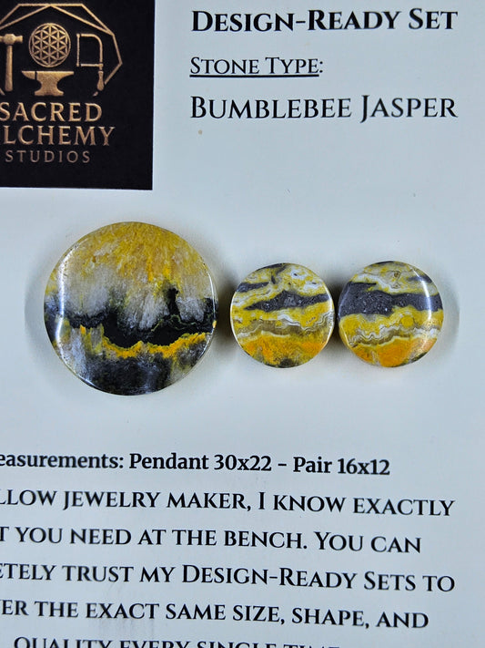Circle Shape - Bumblebee Jasper - Design-Ready Set by Sacred Alchemy Studios