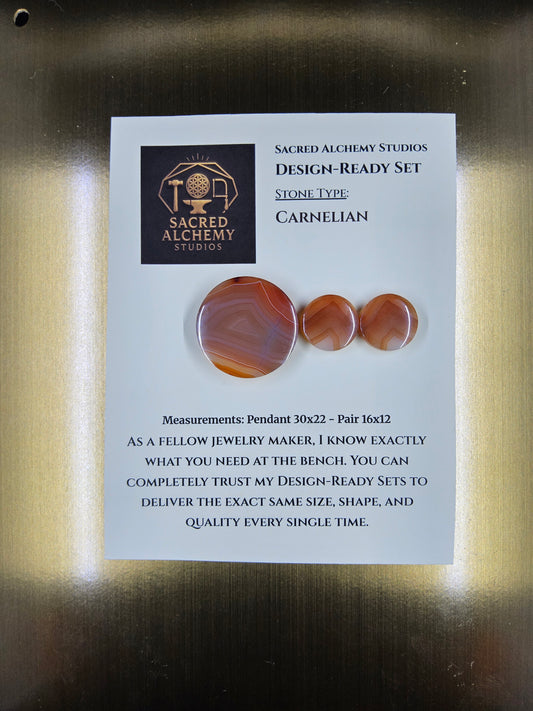 Circle Shape - Carnelian - Design-Ready Set by Sacred Alchemy Studios