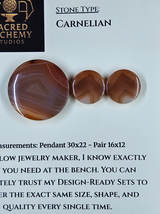 Circle Shape - Carnelian - Design-Ready Set by Sacred Alchemy Studios