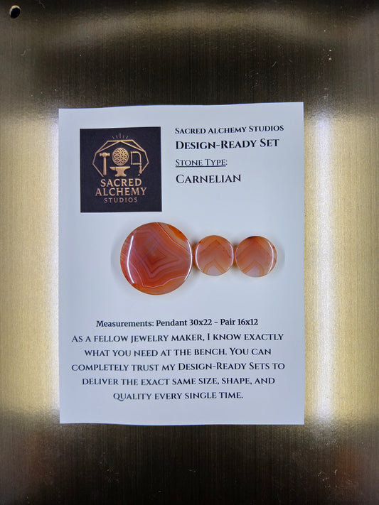 Circle Shape - Carnelian - Design-Ready Set by Sacred Alchemy Studios
