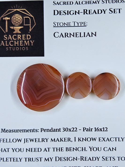 Circle Shape - Carnelian - Design-Ready Set by Sacred Alchemy Studios