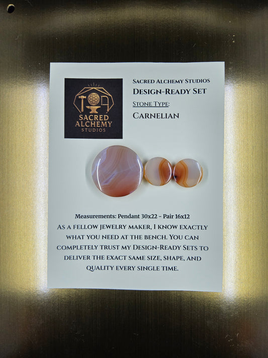 Circle Shape - Carnelian - Design-Ready Set by Sacred Alchemy Studios