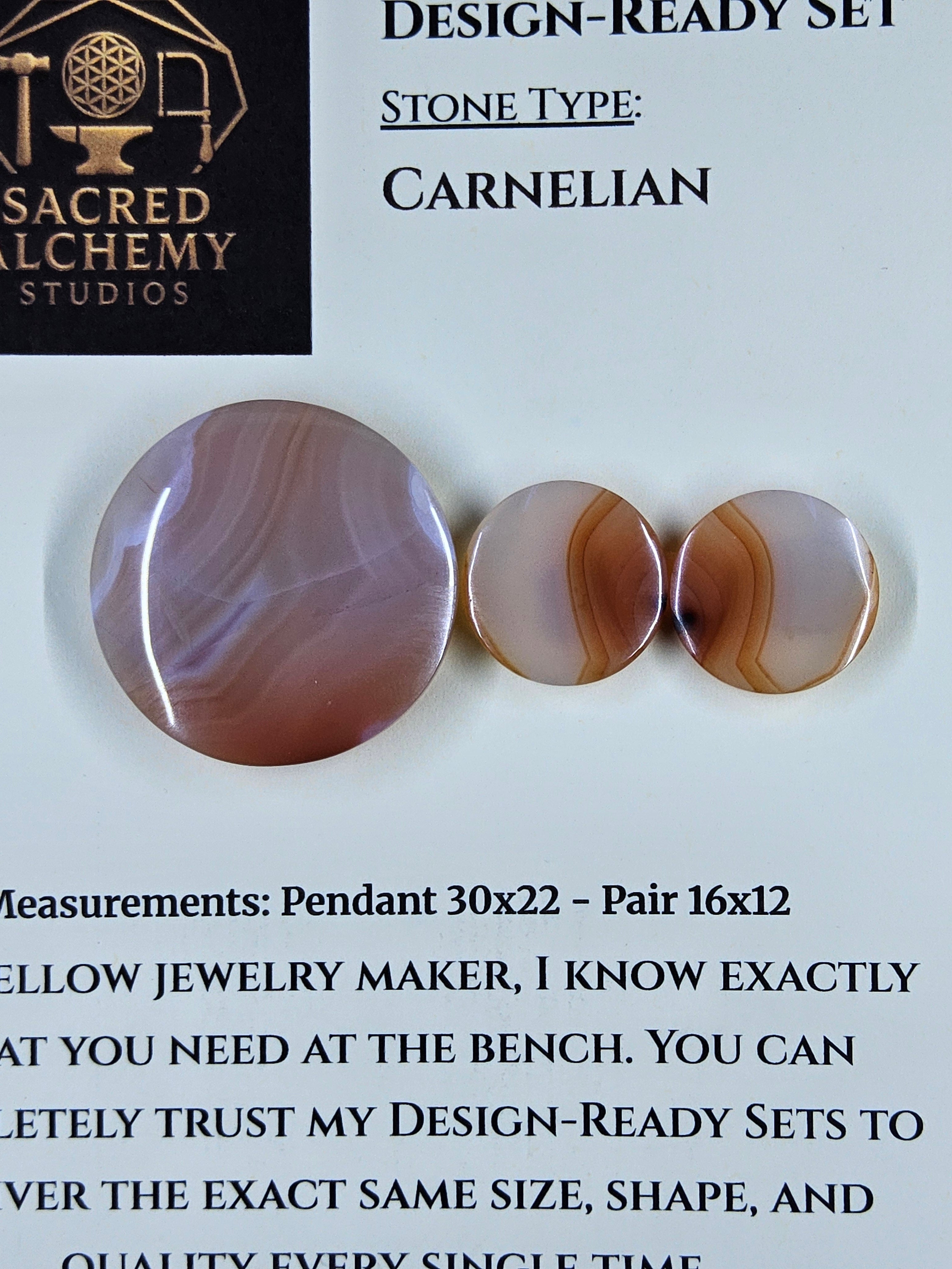 Circle Shape - Carnelian - Design-Ready Set by Sacred Alchemy Studios