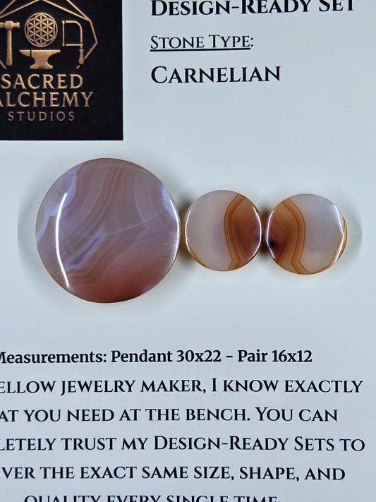 Circle Shape - Carnelian - Design-Ready Set by Sacred Alchemy Studios
