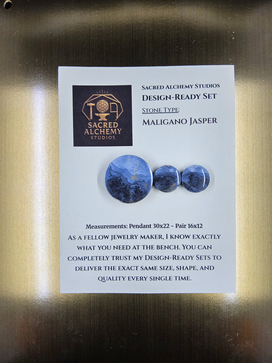 Circle Shape - Maligano Jasper - Design-Ready Set by Sacred Alchemy Studios