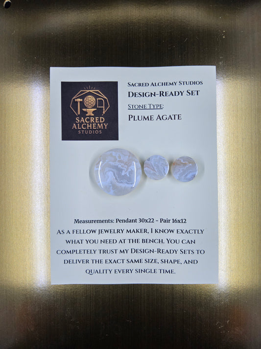 Circle Shape – Plume Agate - Design-Ready Set by Sacred Alchemy Studios