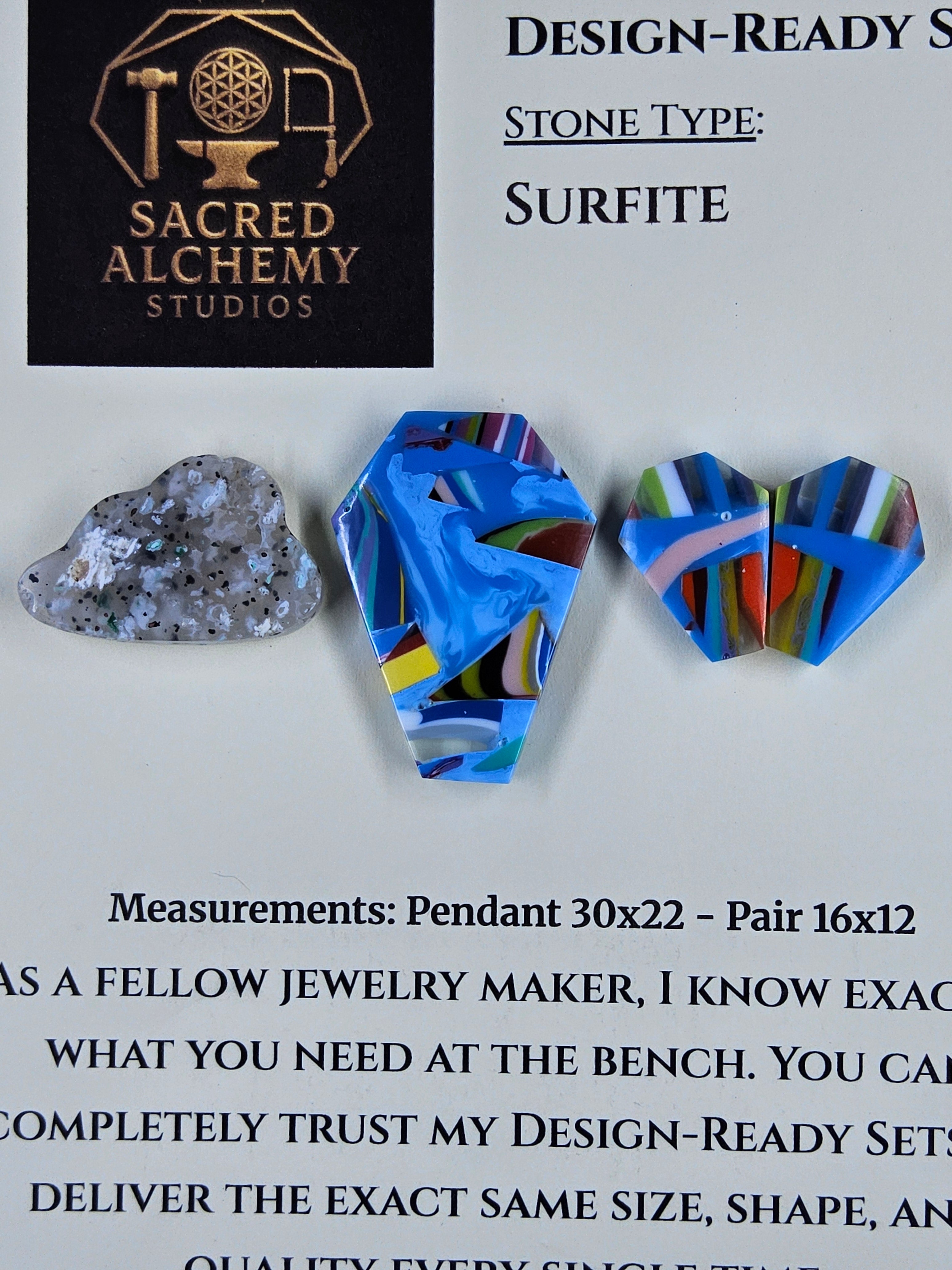 Coffin Shape - Surfite - Design-Ready Set by Sacred Alchemy Studios