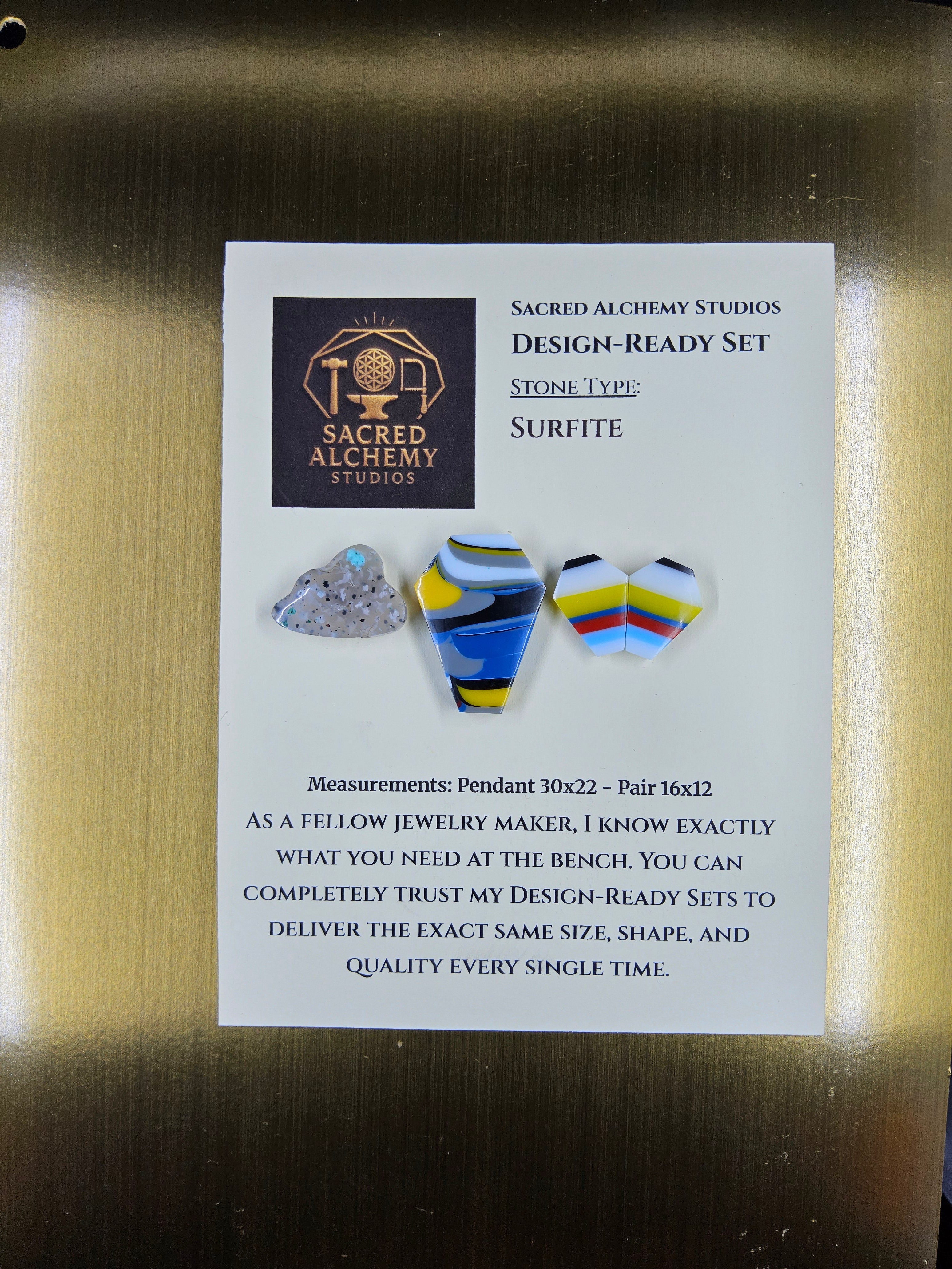 Coffin Shape - Surfite - Design-Ready Set by Sacred Alchemy Studios