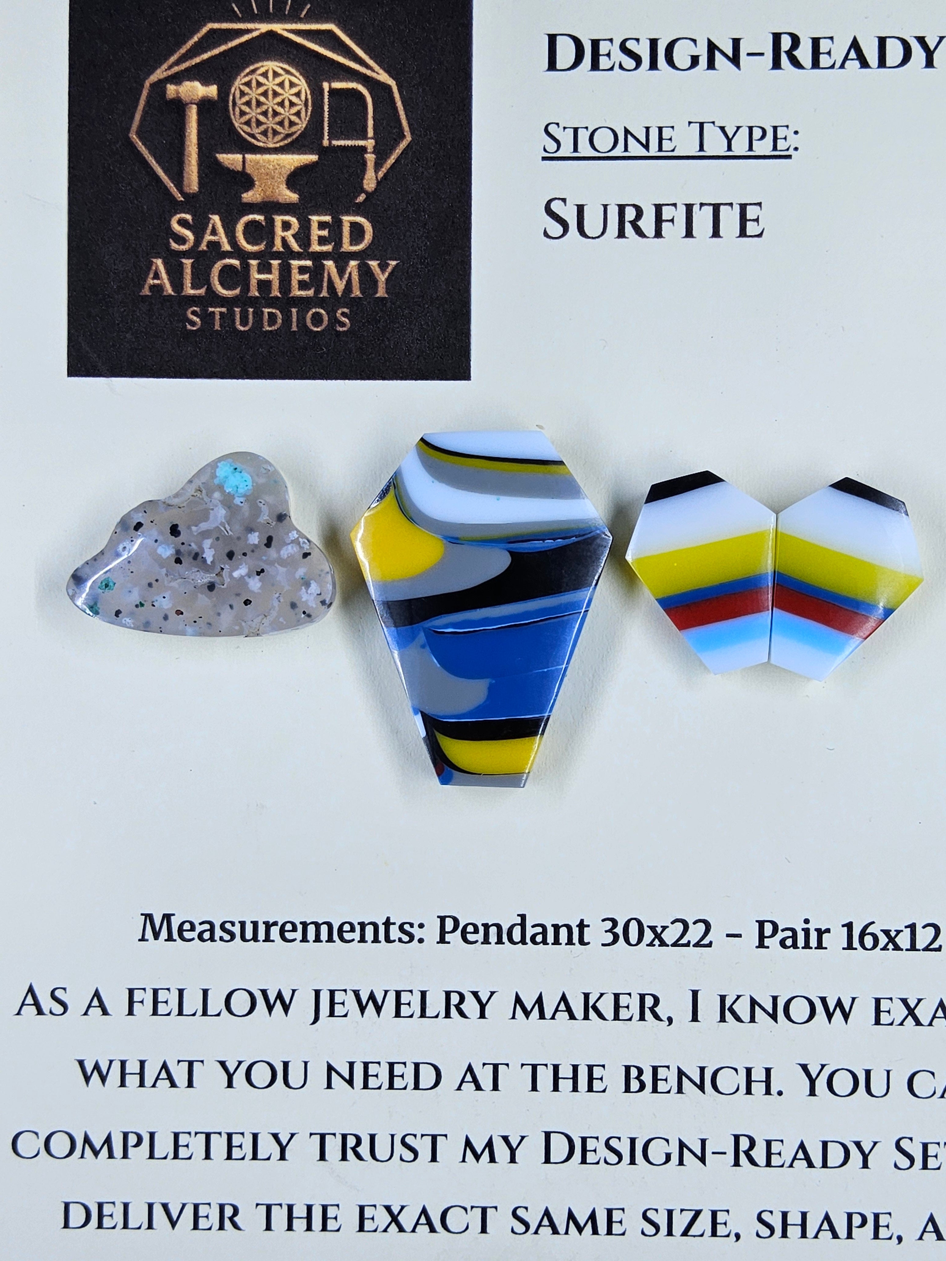 Coffin Shape - Surfite - Design-Ready Set by Sacred Alchemy Studios