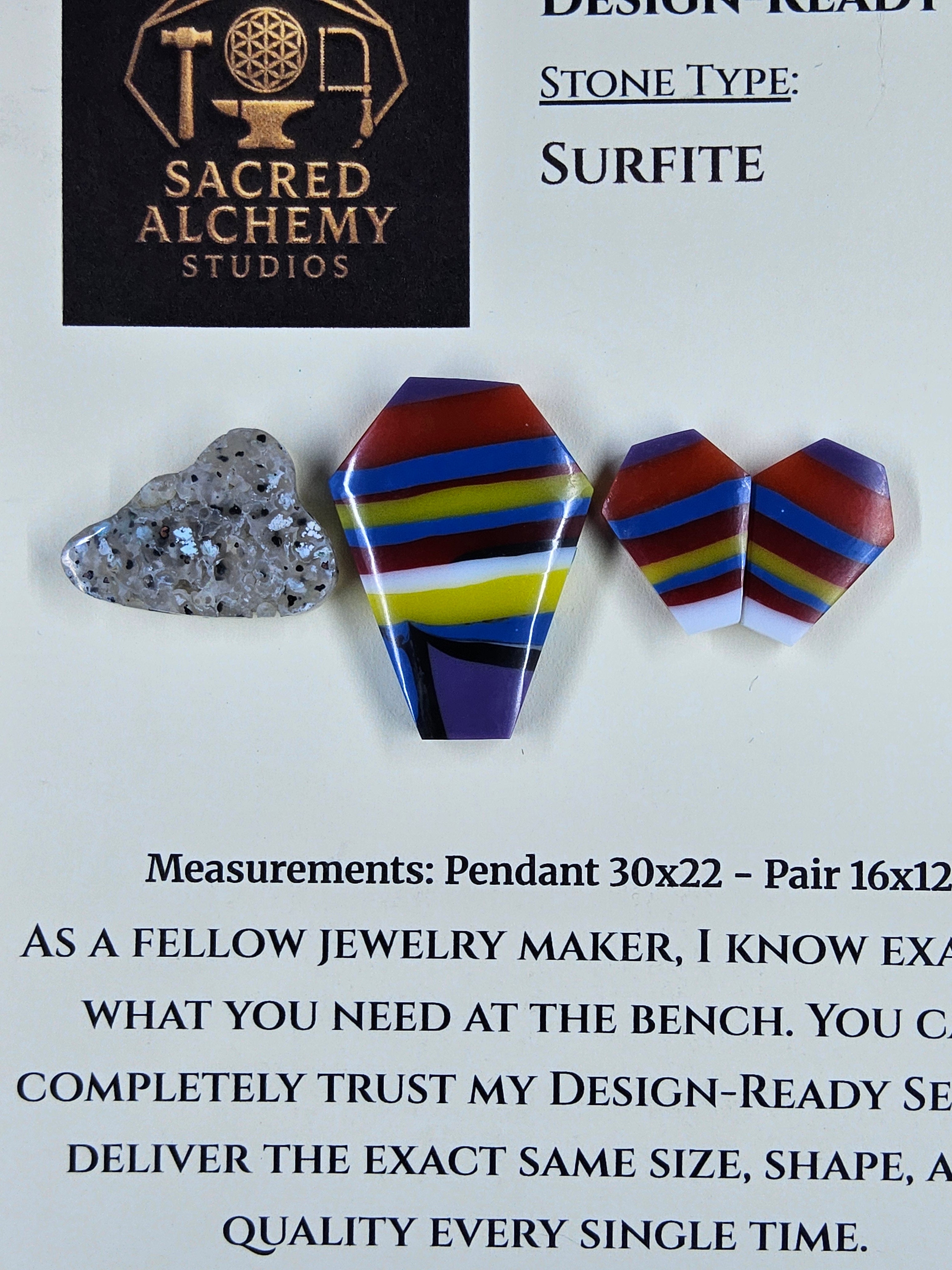 Coffin Shape - Surfite - Design-Ready Set by Sacred Alchemy Studios