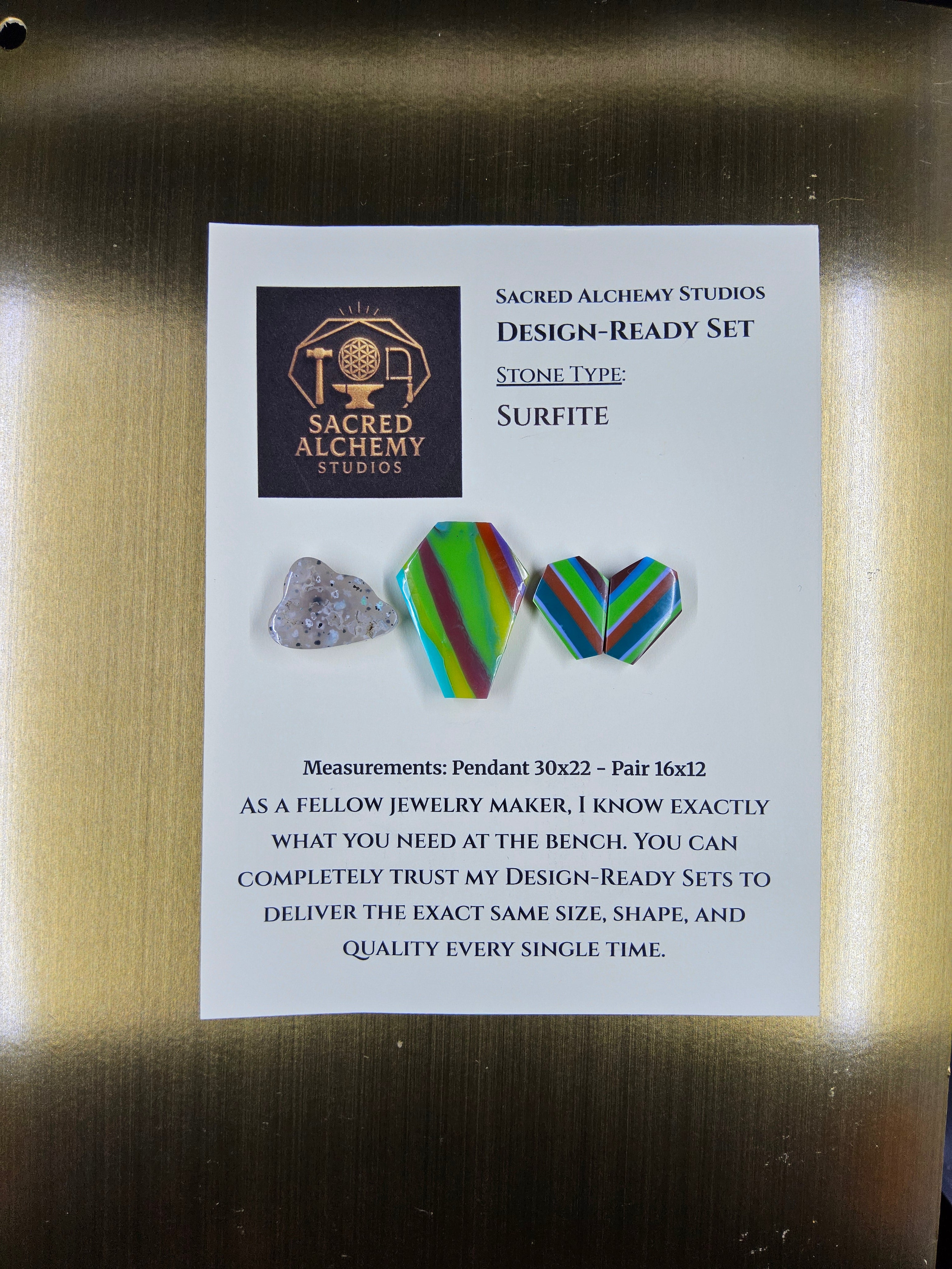 Coffin Shape - Surfite - Design-Ready Set by Sacred Alchemy Studios