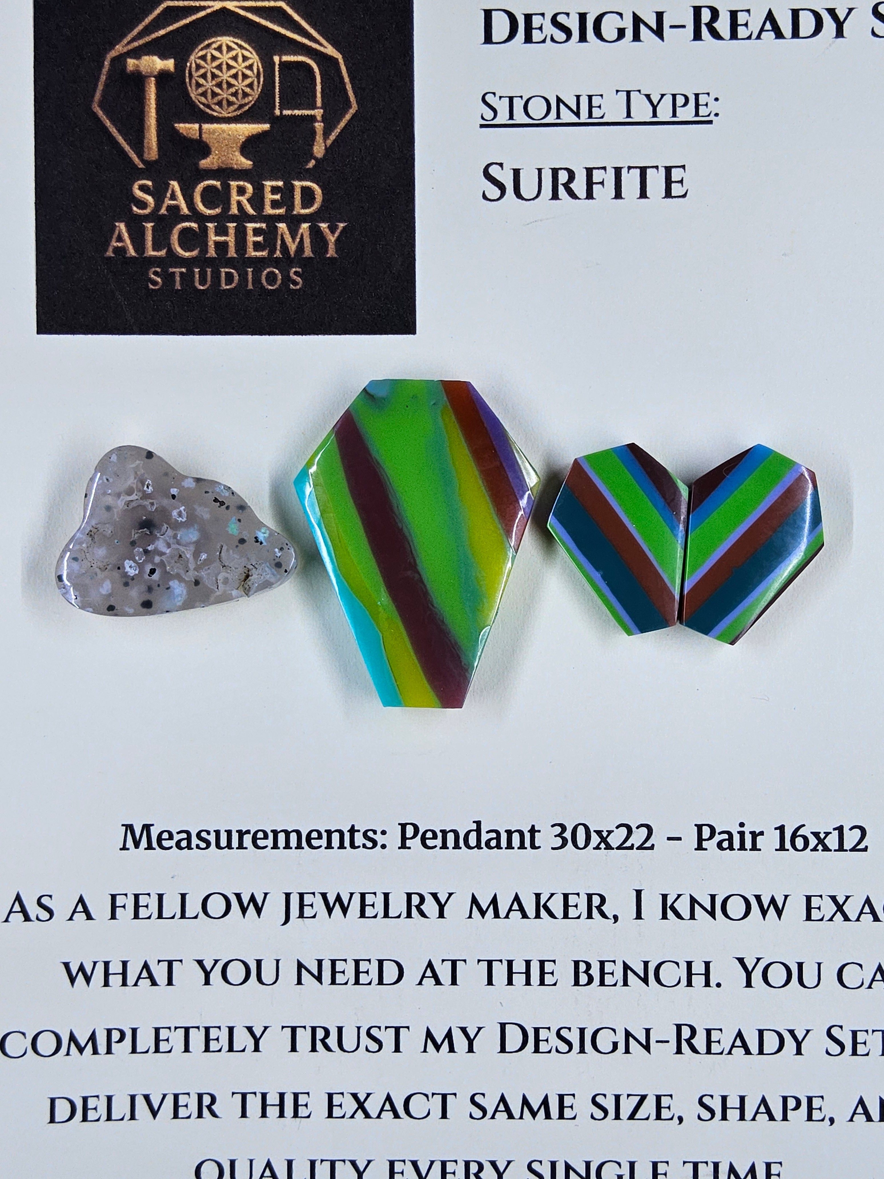 Coffin Shape - Surfite - Design-Ready Set by Sacred Alchemy Studios