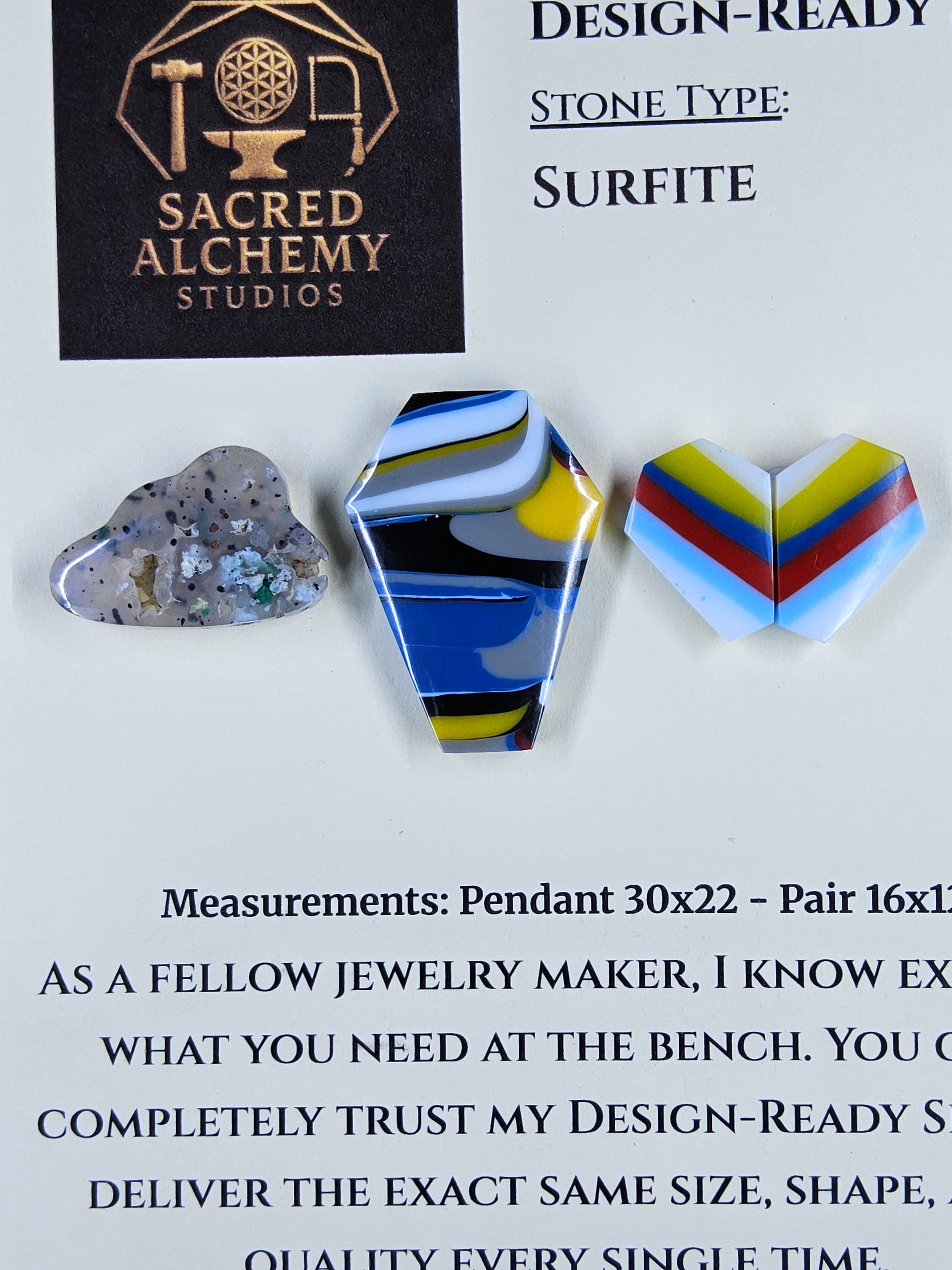 Coffin Shape - Surfite - Design-Ready Set by Sacred Alchemy Studios