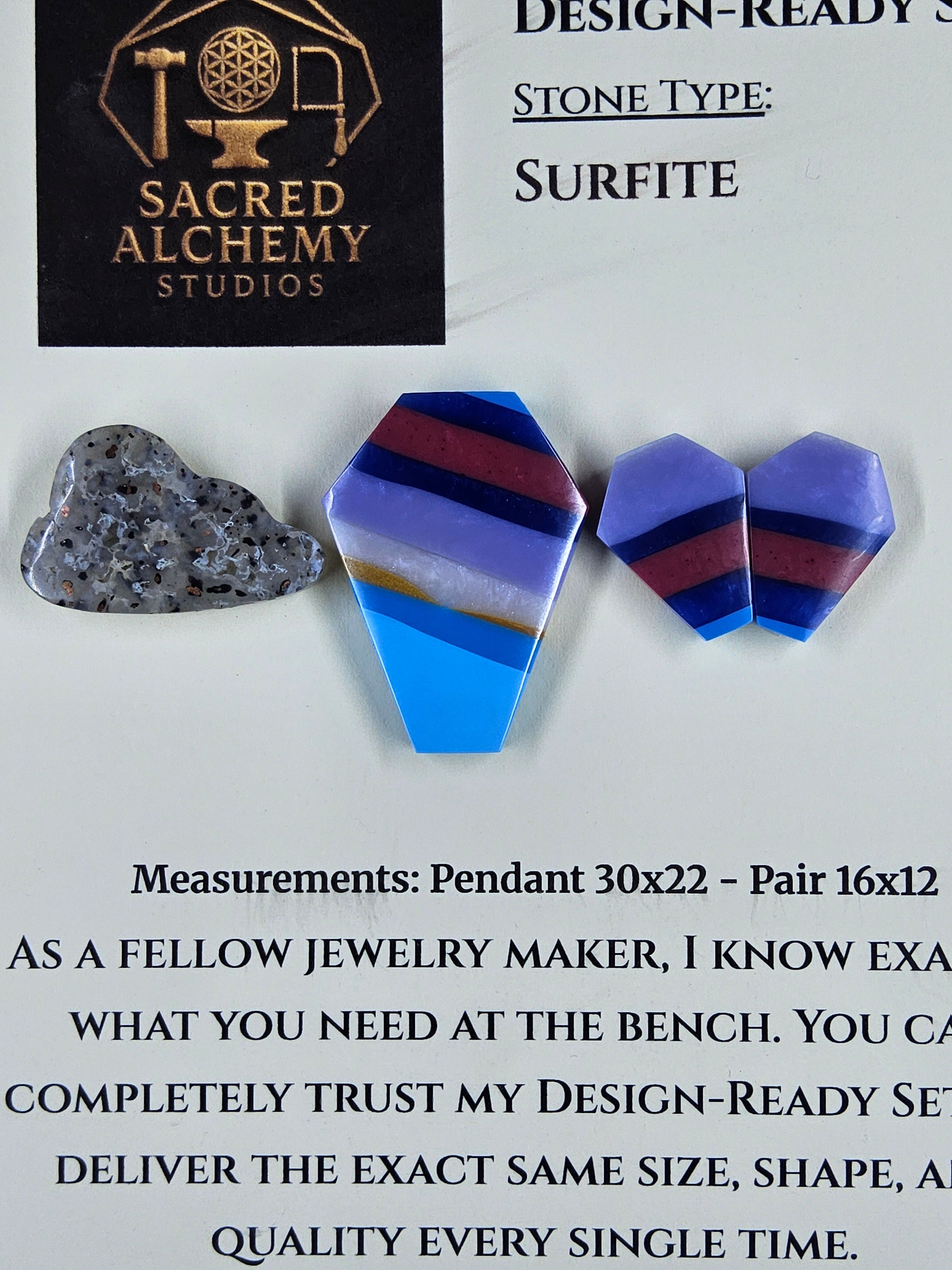 Coffin Shape - Surfite - Design-Ready Set by Sacred Alchemy Studios