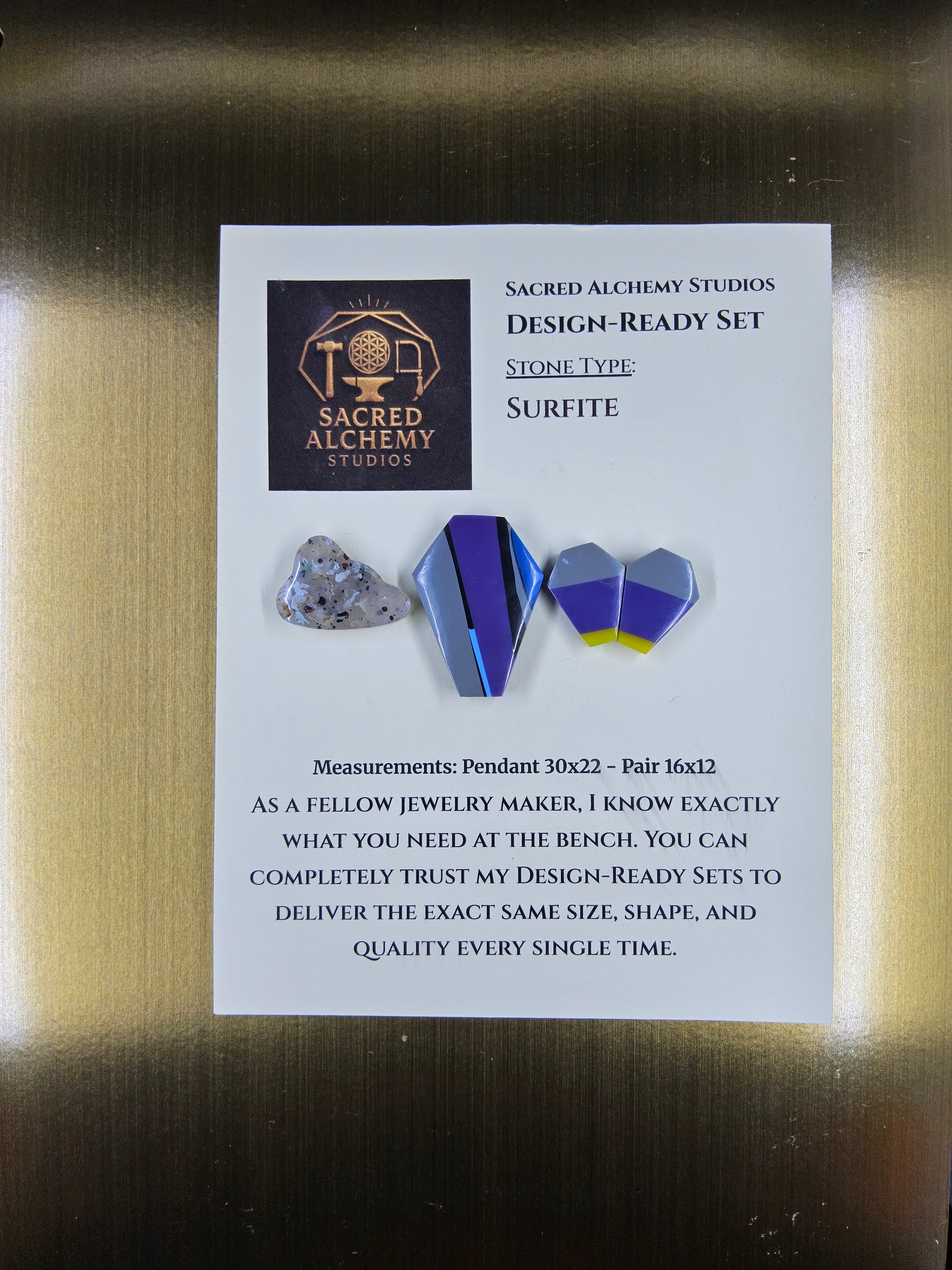 Coffin Shape - Surfite - Design-Ready Set by Sacred Alchemy Studios