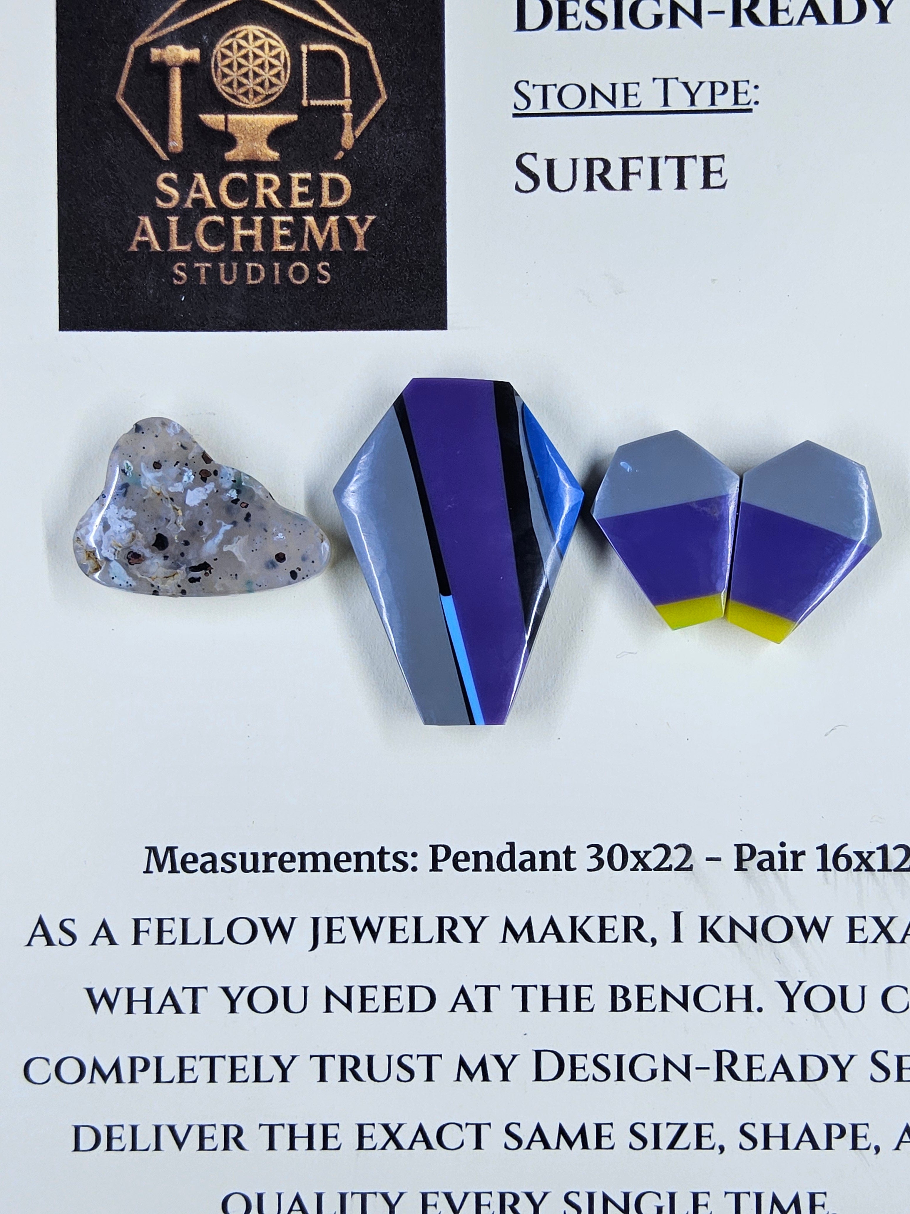 Coffin Shape - Surfite - Design-Ready Set by Sacred Alchemy Studios