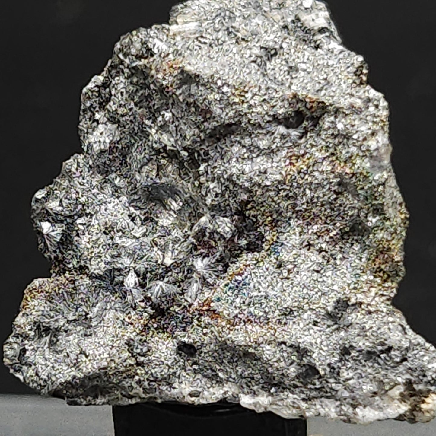 Pyrite with Micro Quartz Fibers – La-Nicollière Mine, Quebec