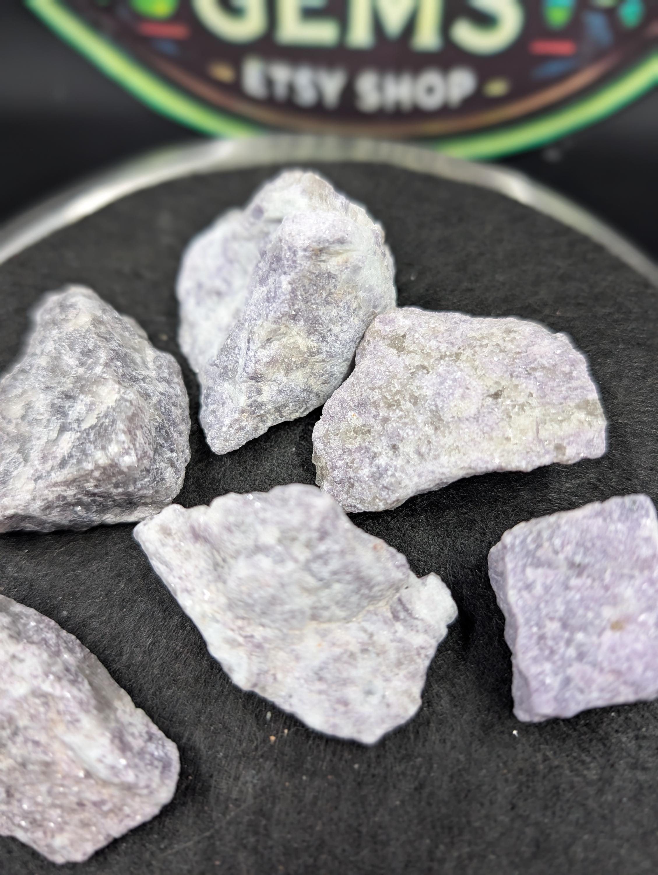 Lepidolite - India - Small Pieces - 100g lot - Soft Purple Mica Shimmer by Sacred Alchemy Studios
