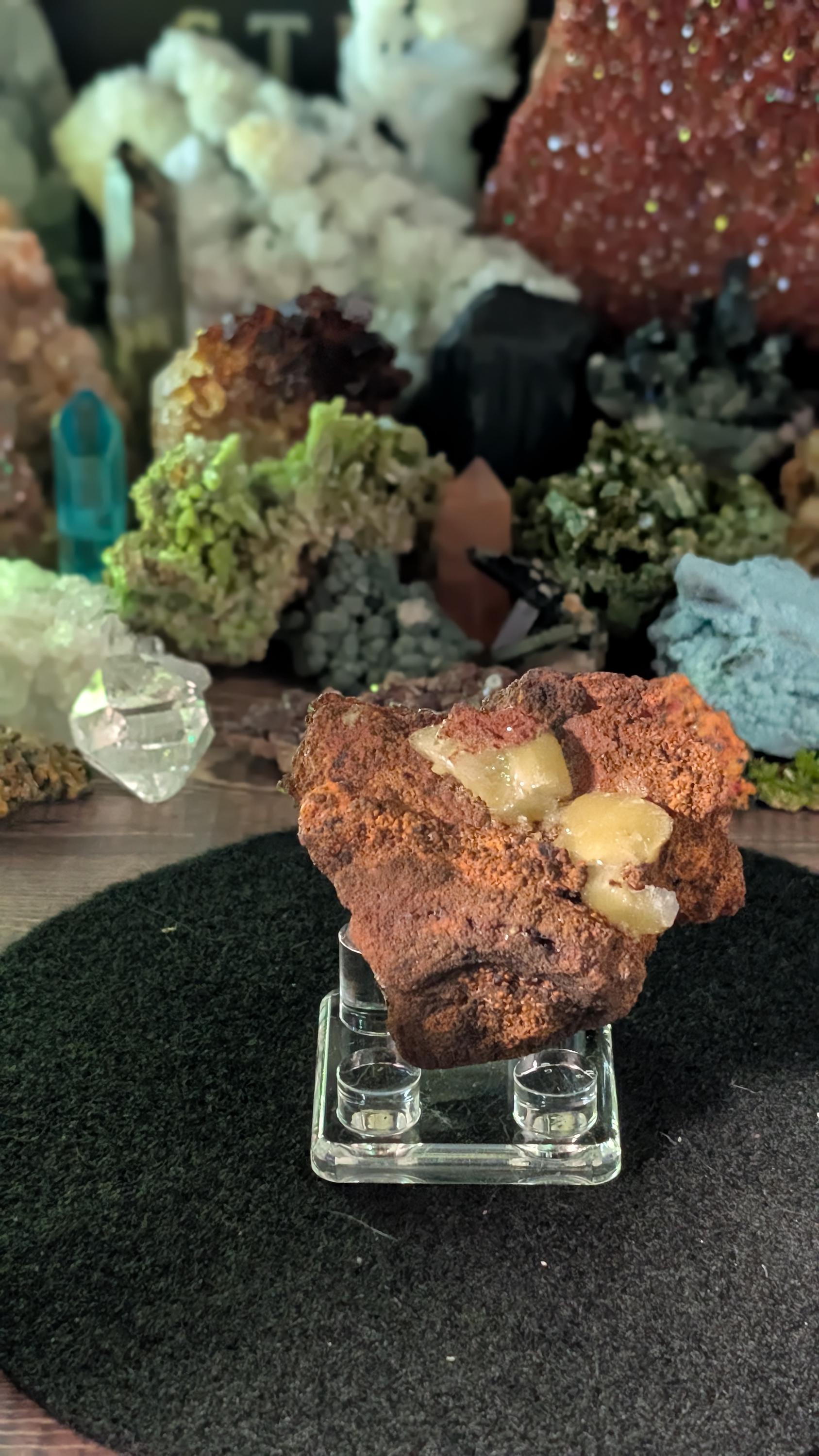 Adamite - Ojuela Mine, Mexico - UV Fluorescent Green - 61g