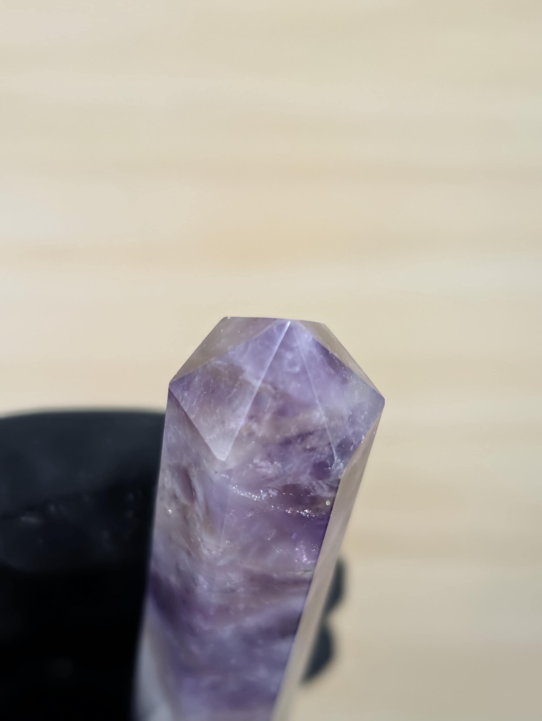 Amethyst Wand - Rwanda - Chevron Amethyst - Top Grade by Sacred Alchemy Studios