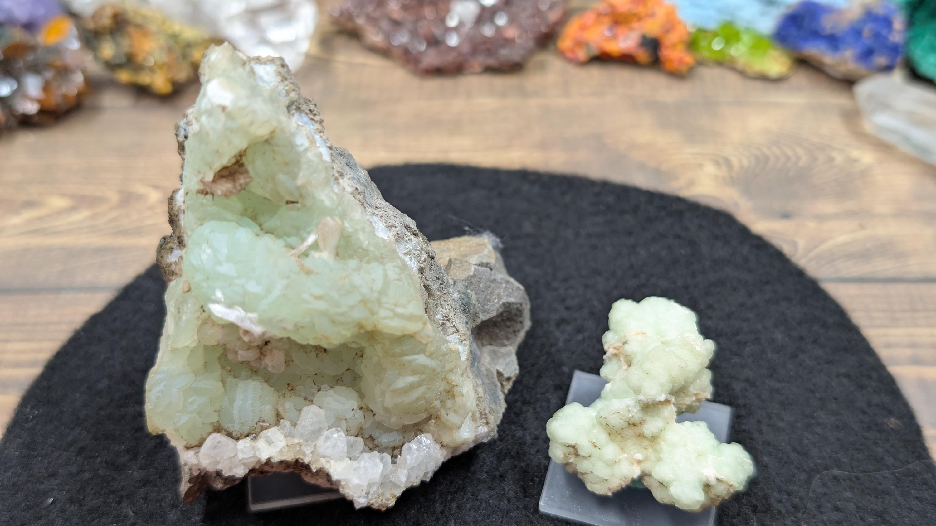 Prehnite – Quebec – Jeffrey Mine – 110g Piece by Sacred Alchemy Studios