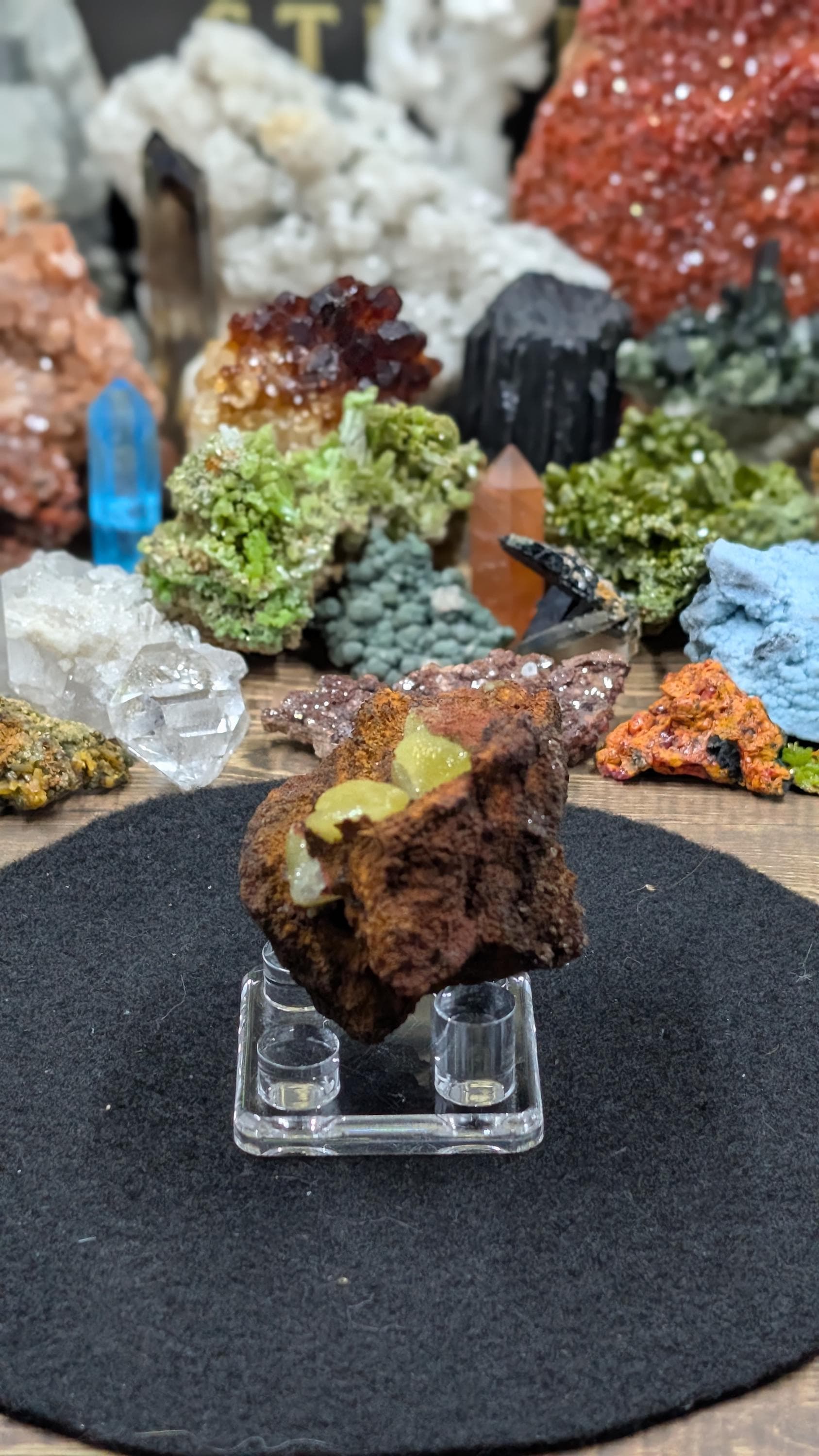 Adamite - Ojuela Mine, Mexico - UV Fluorescent Green - 61g by Sacred Alchemy Studios