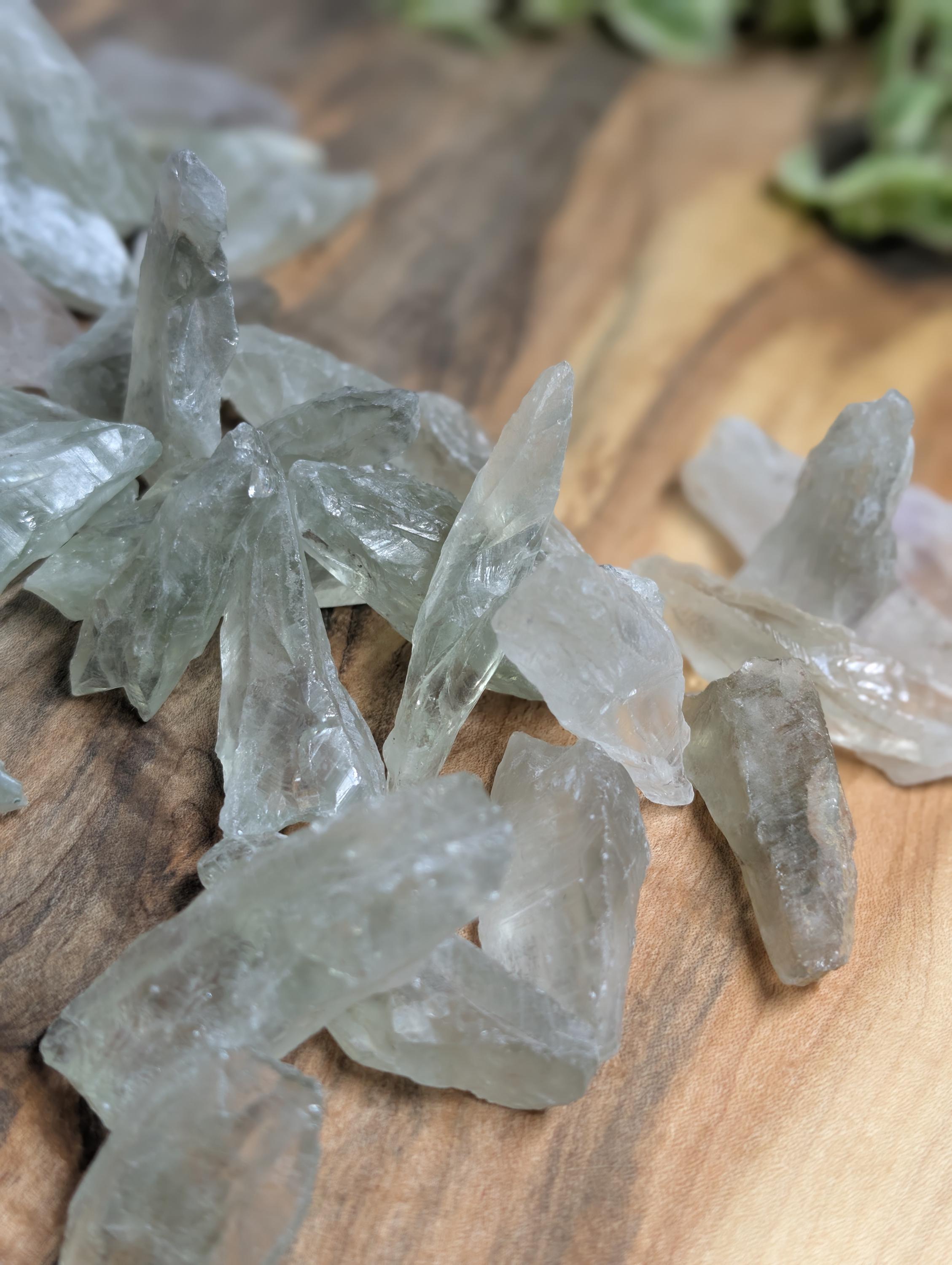 Prasiolite – Minas Gerais, Brazil – Rough Form – Top-Quality Clarity - 50 G by Sacred Alchemy Studios