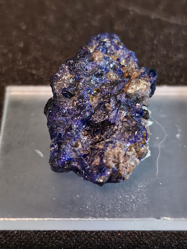 Azurite with Malachite and Calcite Crystals – Morenci Mine, Arizona by Sacred Alchemy Studios