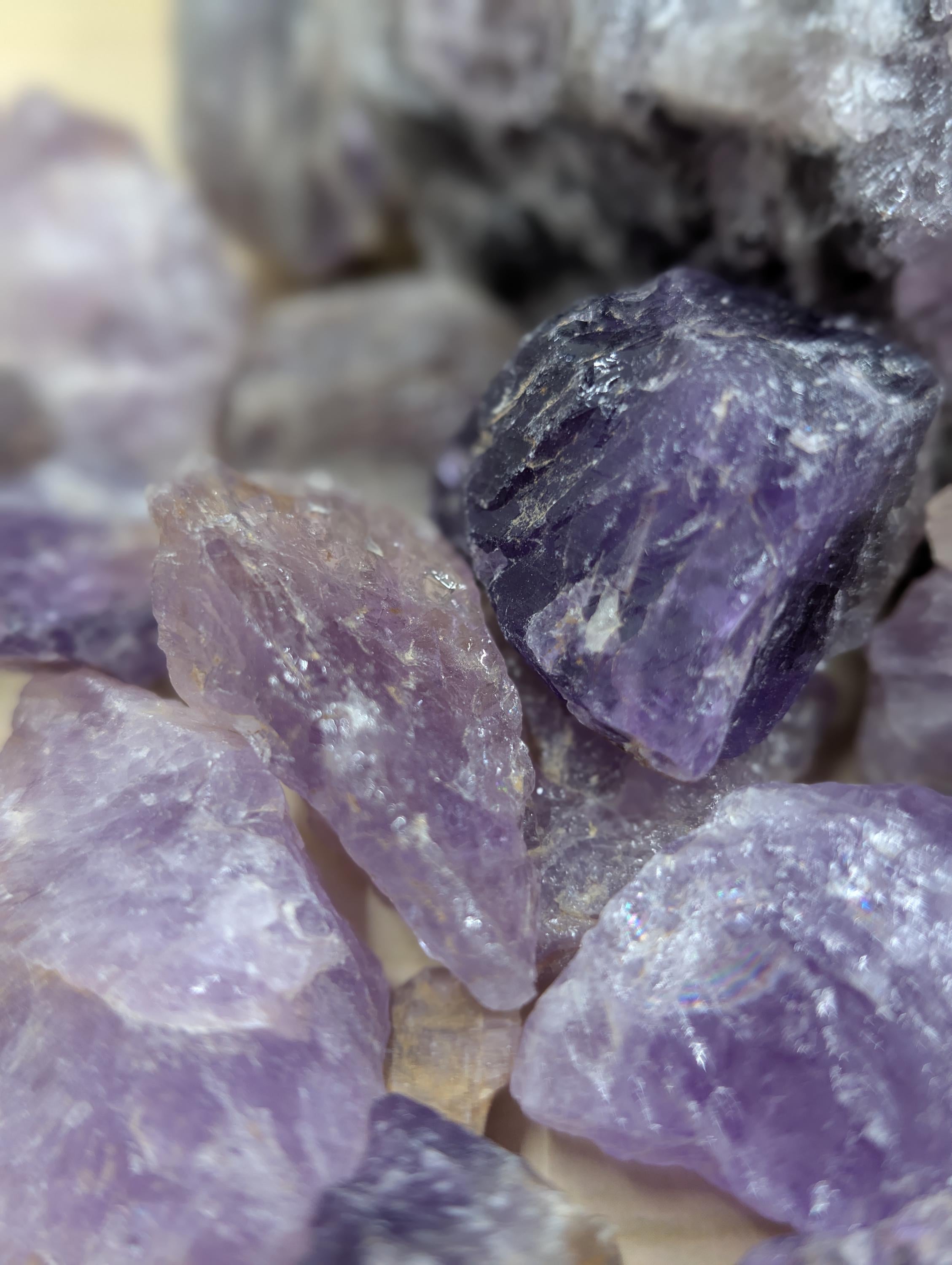 Amethyst Ruff - Rwanda - Top Grade - 200 grams