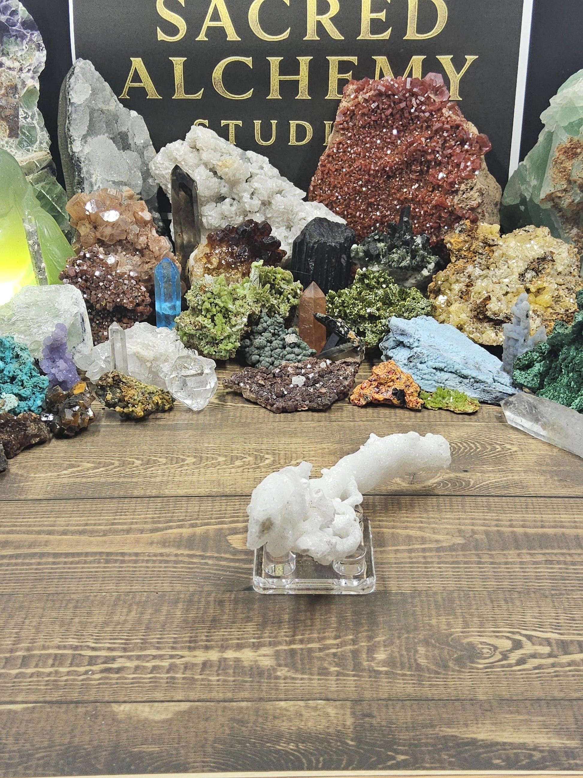 Aragonite - Mined in Chihuahua, Mexico - Natural Cave Formation - Coral-Like Specimen by Sacred Alchemy Studios