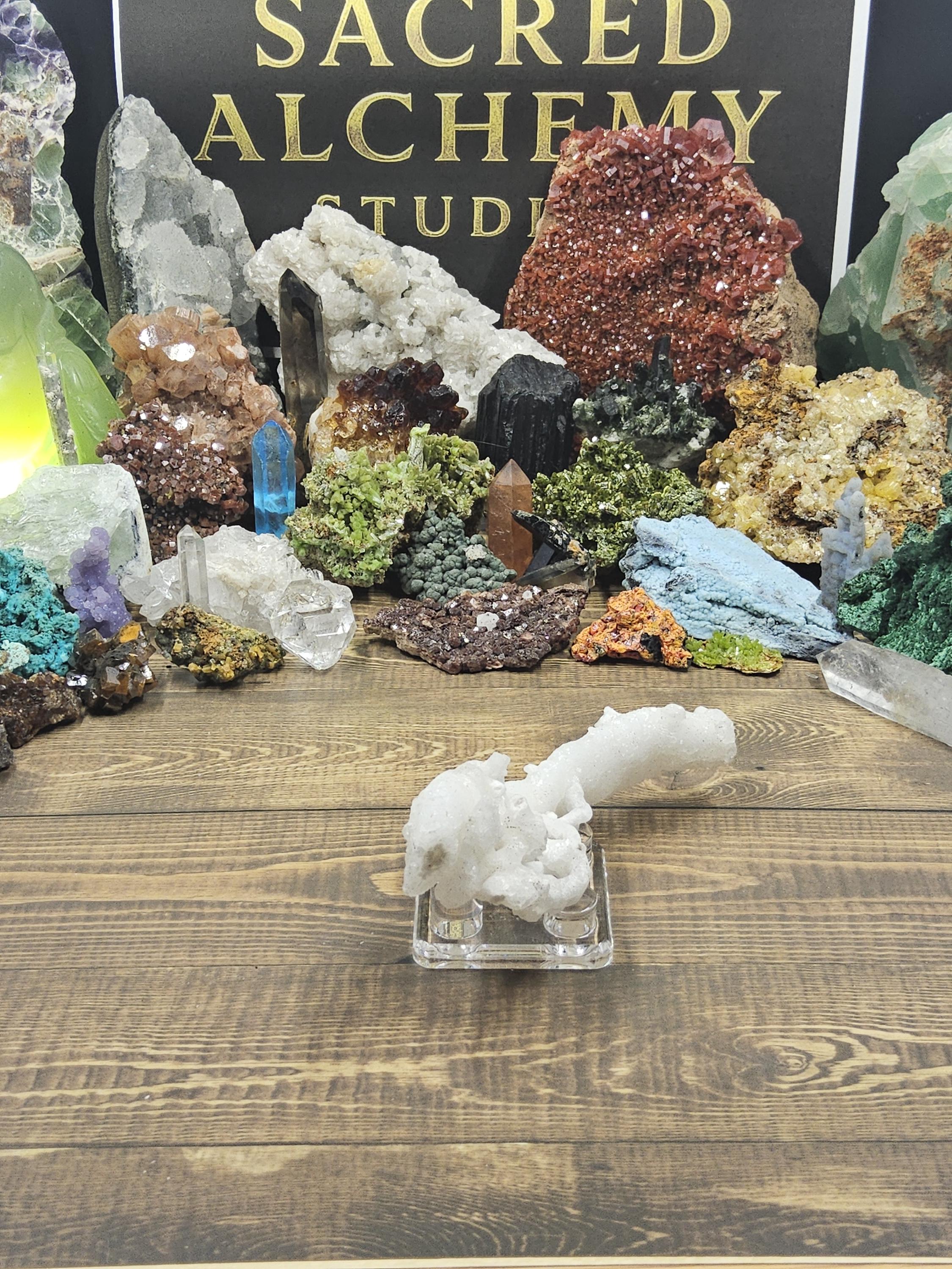 Aragonite - Mined in Chihuahua, Mexico - Natural Cave Formation - Coral-Like Specimen by Sacred Alchemy Studios