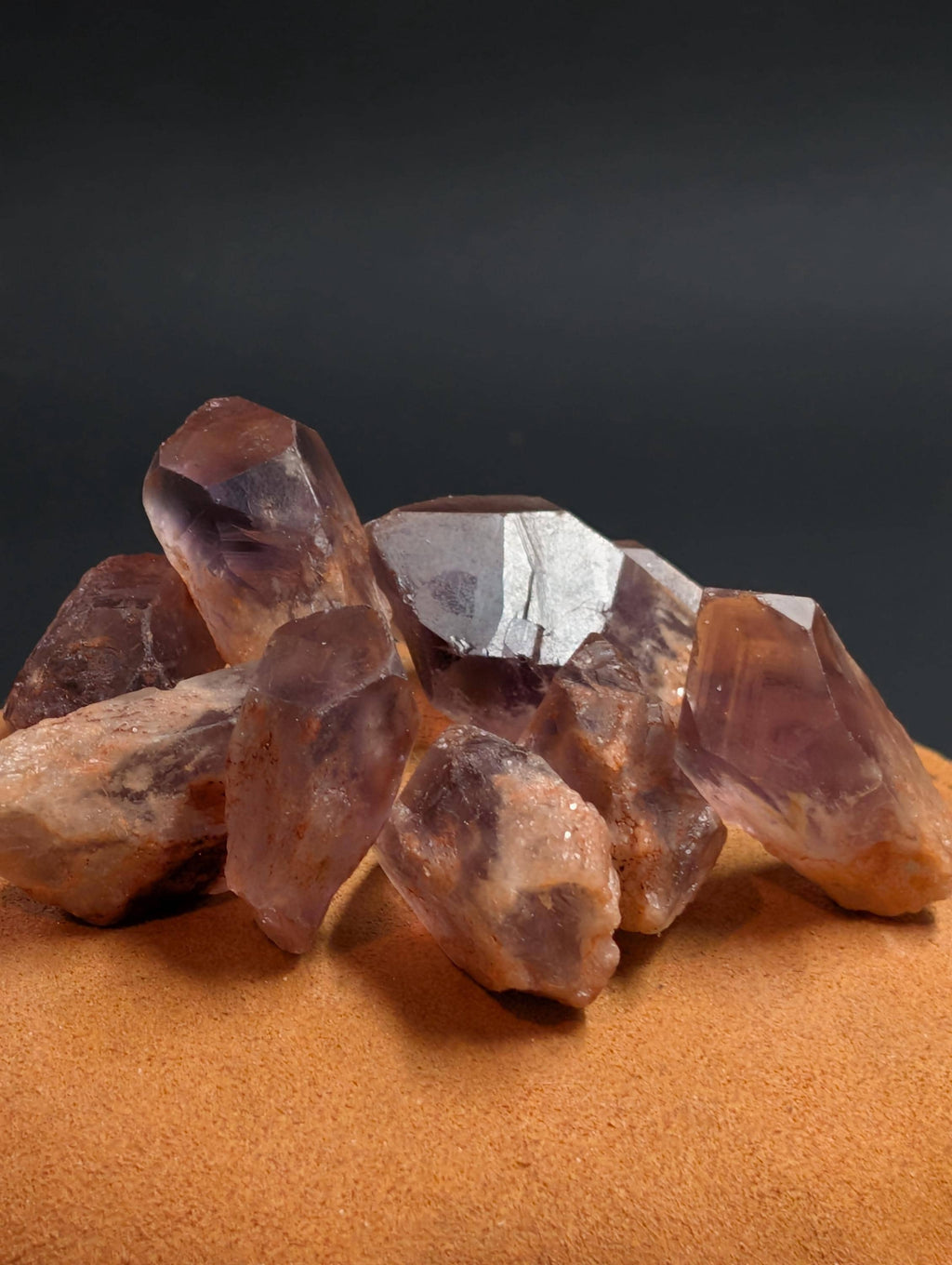 Amethyst - Rwandan Chevron - Scepter – Natural Purple and White Banding