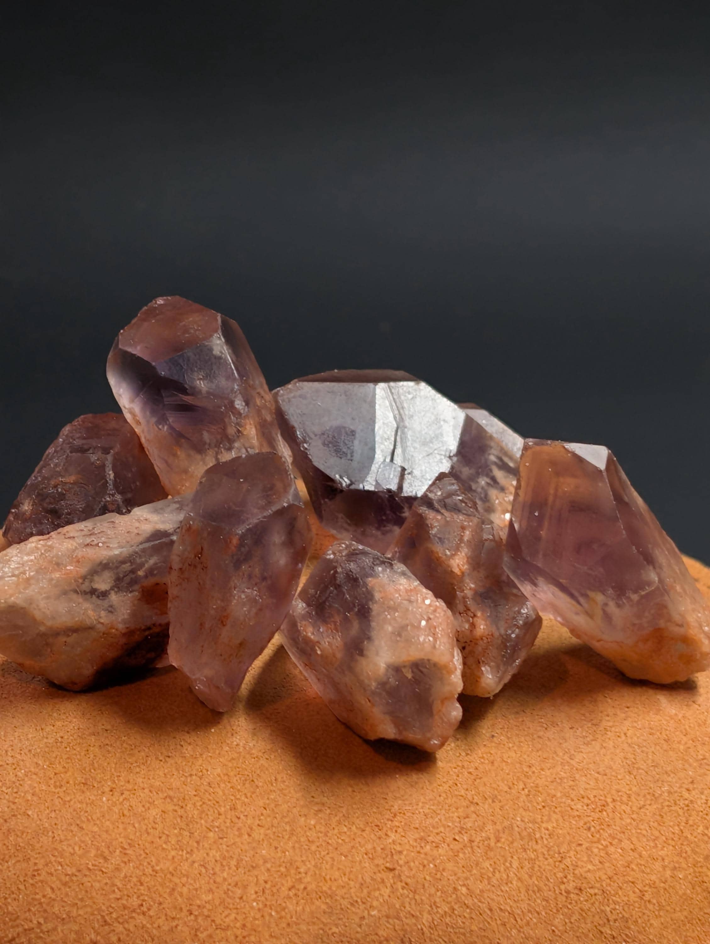 Amethyst - Rwandan Chevron - Scepter – Natural Purple and White Banding