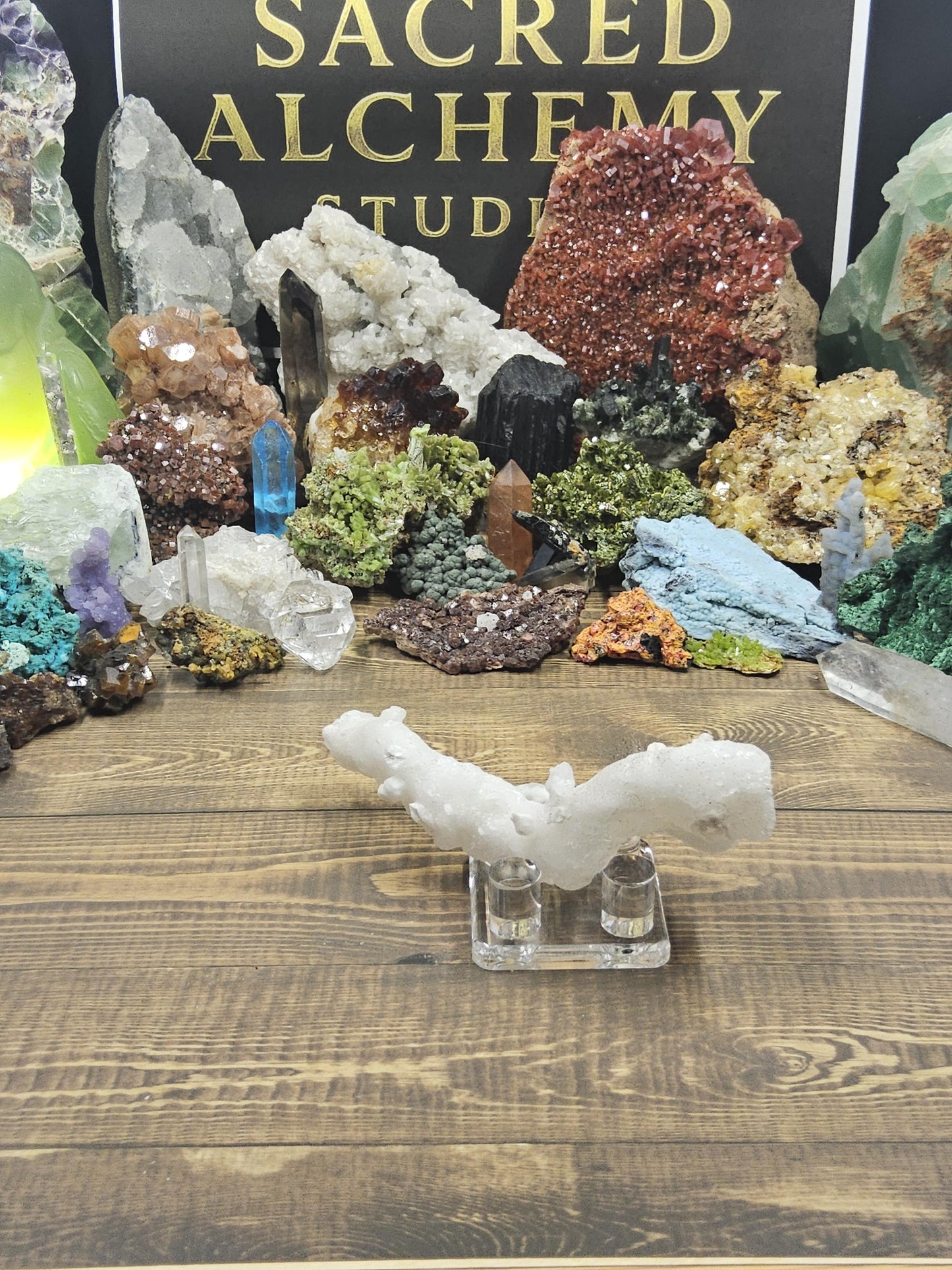 Aragonite - Mined in Chihuahua, Mexico - Natural Cave Formation - Coral-Like Specimen by Sacred Alchemy Studios