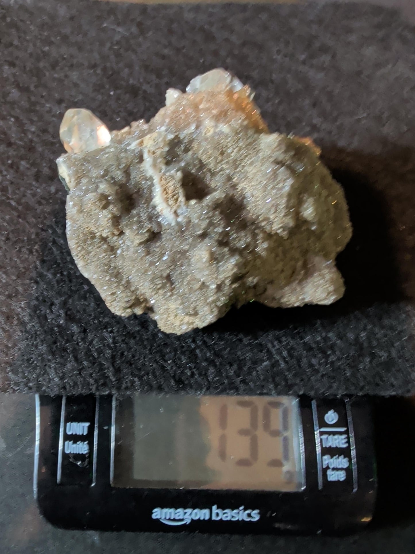 Quartz - Herkimer Diamond - Herkimer County, New York - 139 grams - Multiple Double Terminated Crystals on Druzy Matrix