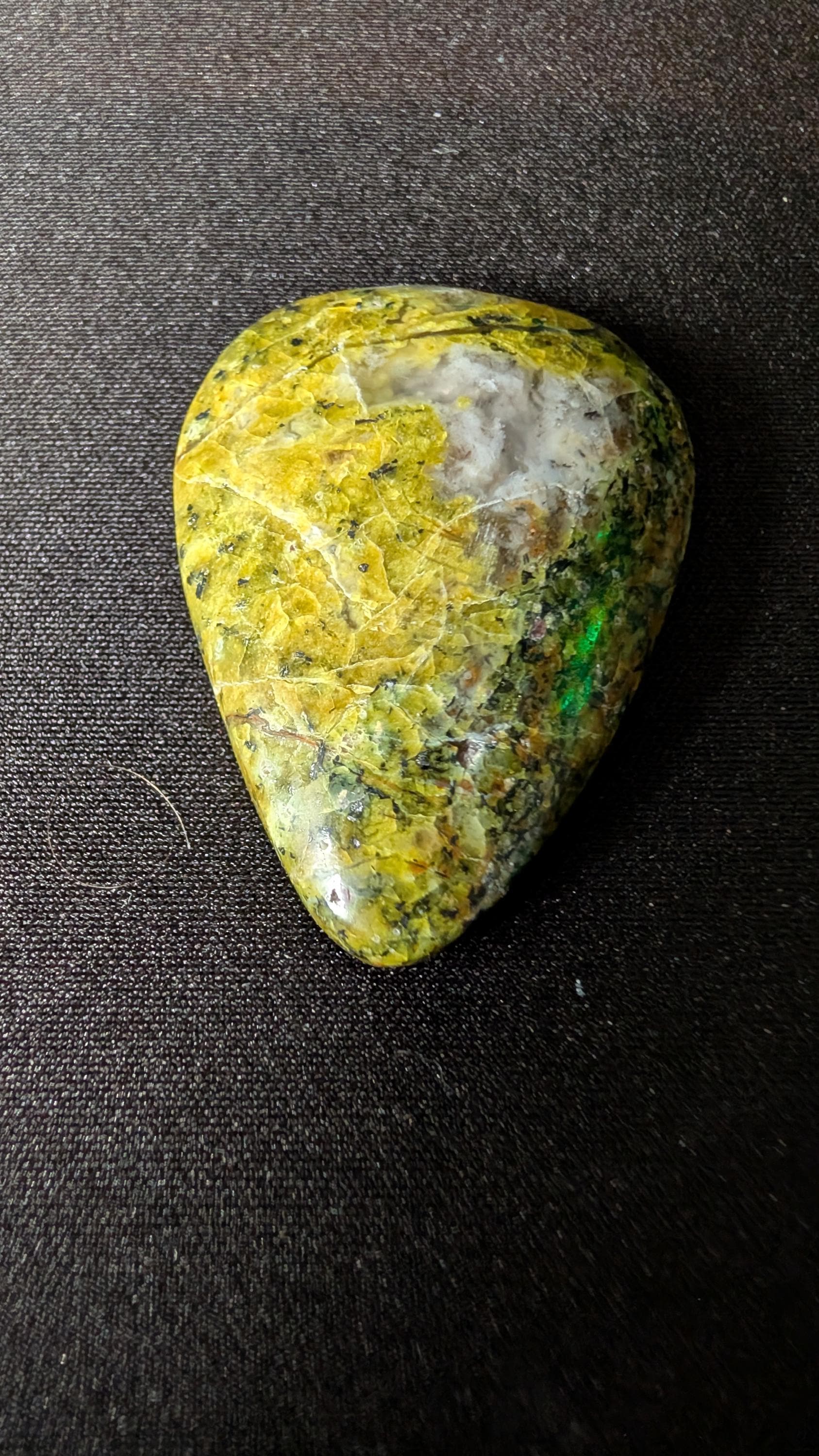 Green Opal - Madagascar - 1 Cabochon - Translucent Apple-Green by Sacred Alchemy Studios