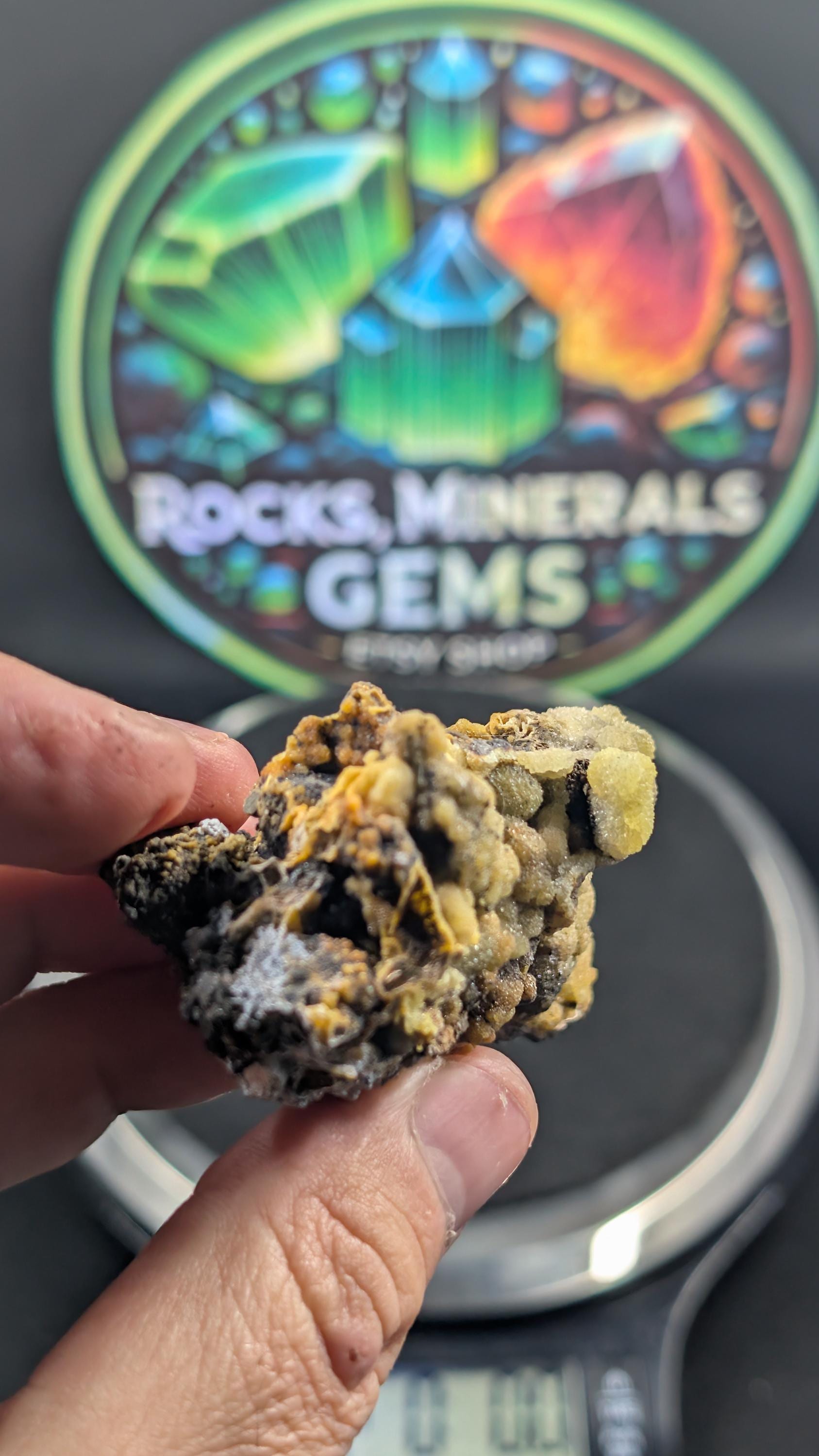 Zincite – Palmerton, Carbon County, Pennsylvania – Classic UV-Reactive Specimen by Sacred Alchemy Studios