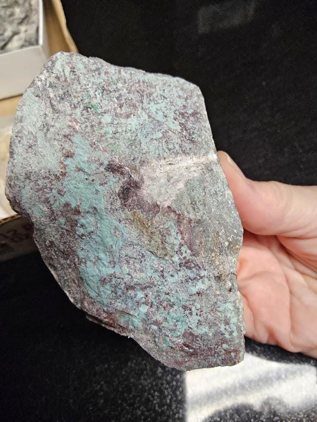 Chrysocolla - Arizona (Pima County, Tucson Mountains) - 1 Cabochon