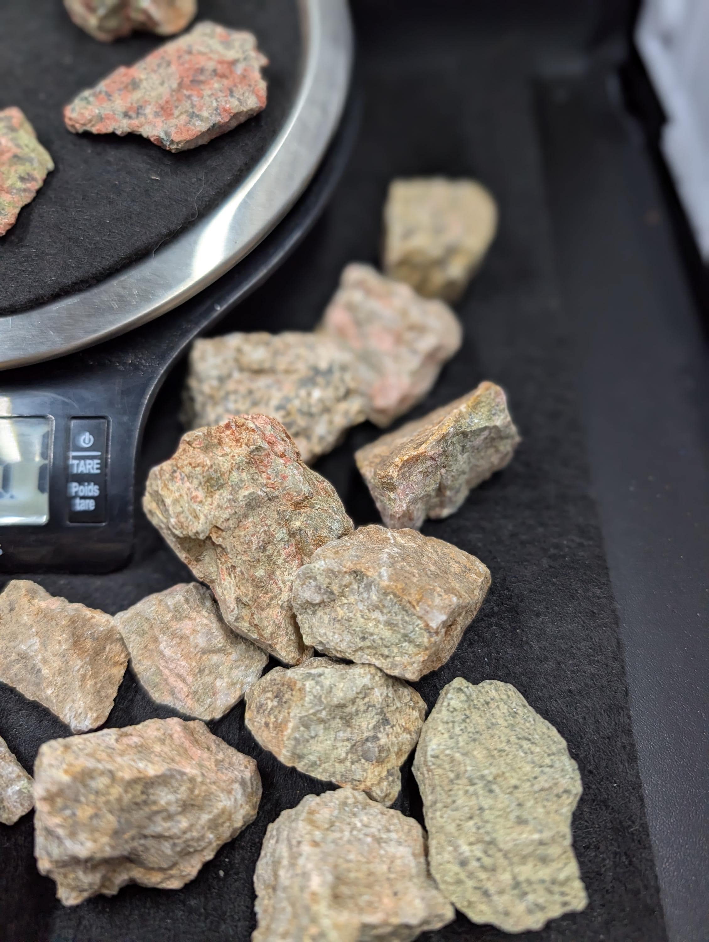 Unakite - India - Rough Raw Stones - 100 grams by Sacred Alchemy Studios
