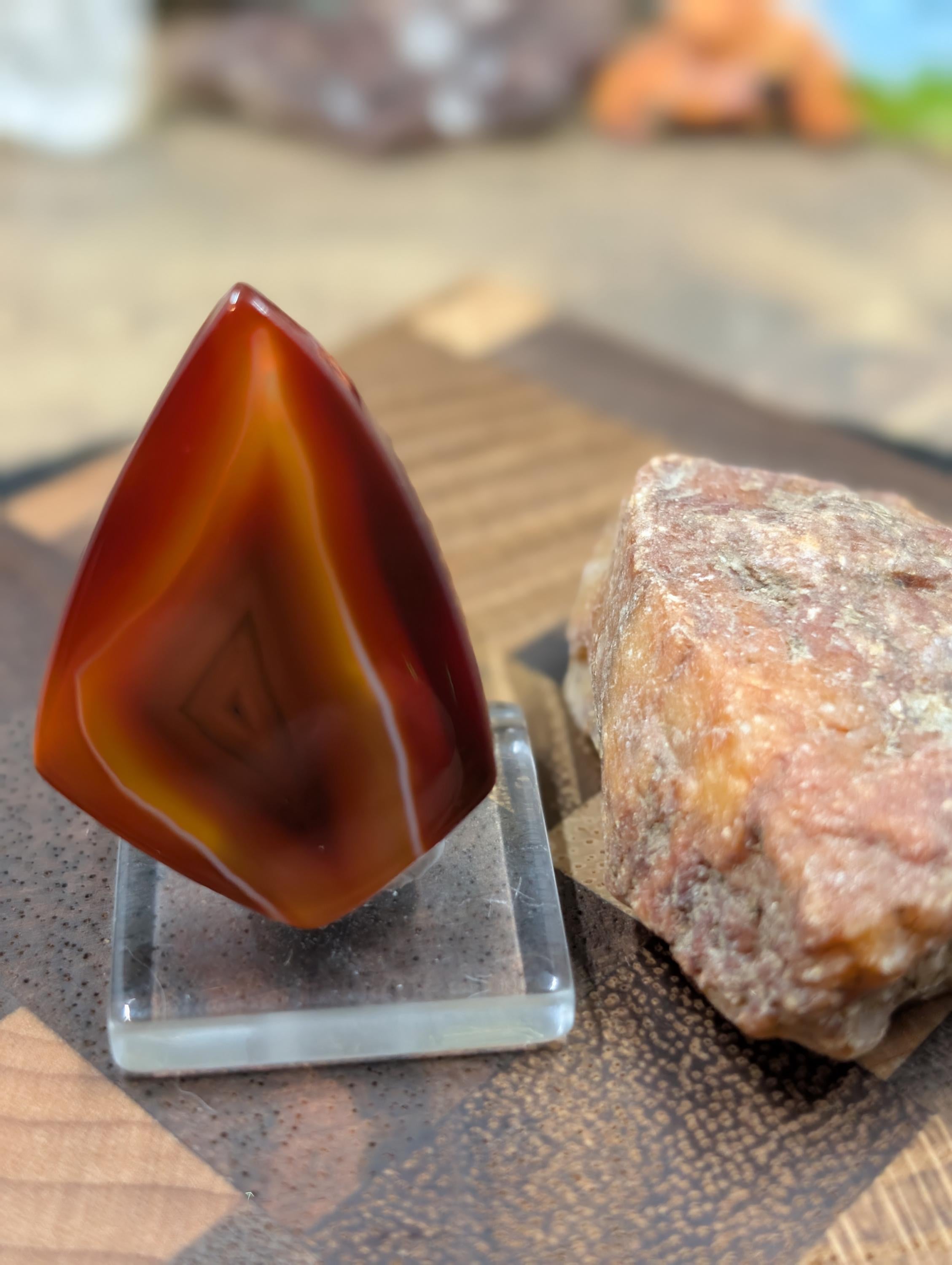 Carnelian -  Morocco  - 1 pc Cabochon