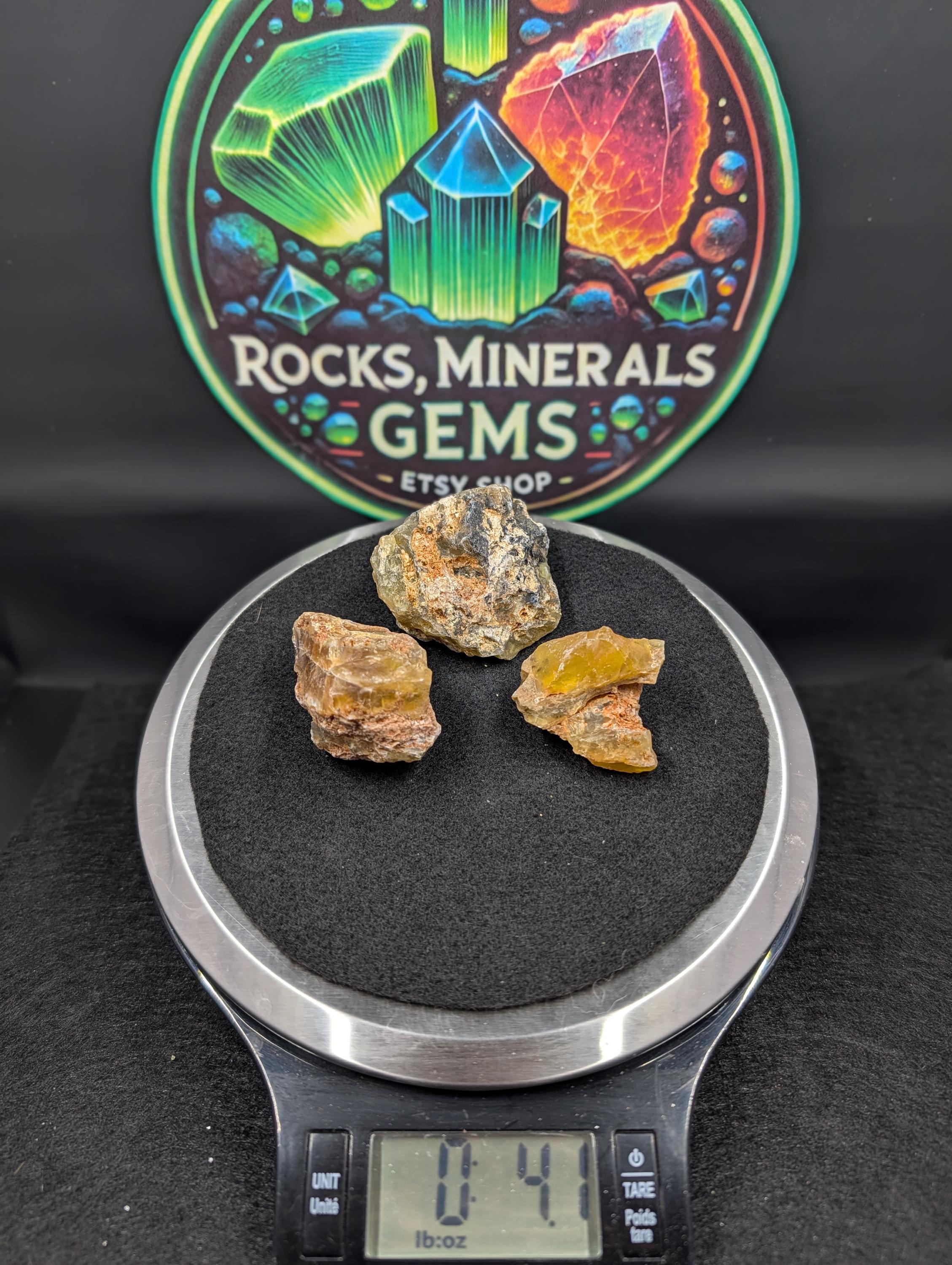Yellow Opal – Natural Stone from Tanzania - 50g by Sacred Alchemy Studios