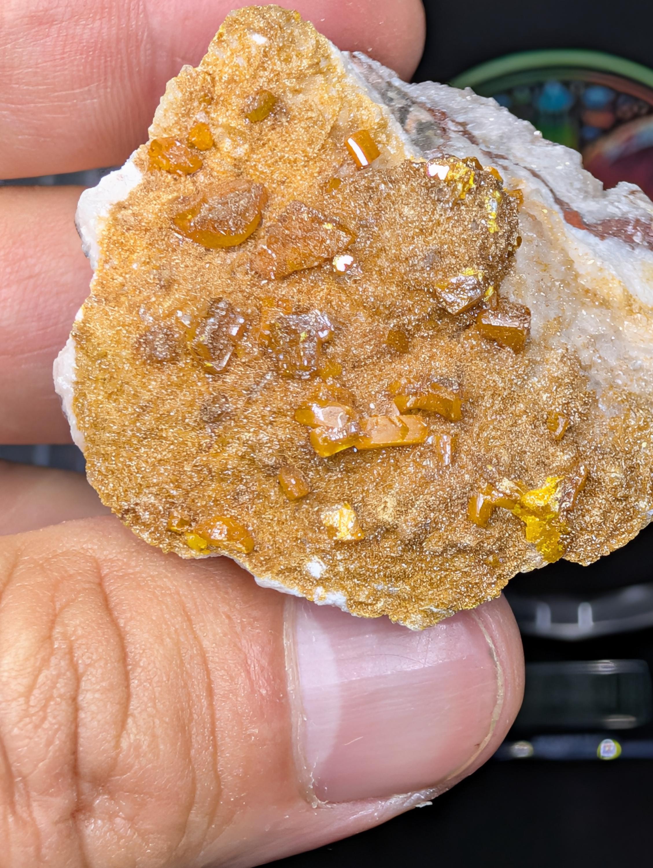 Wulfenite - Arizona - Famous Red Cloud Mine by Sacred Alchemy Studios