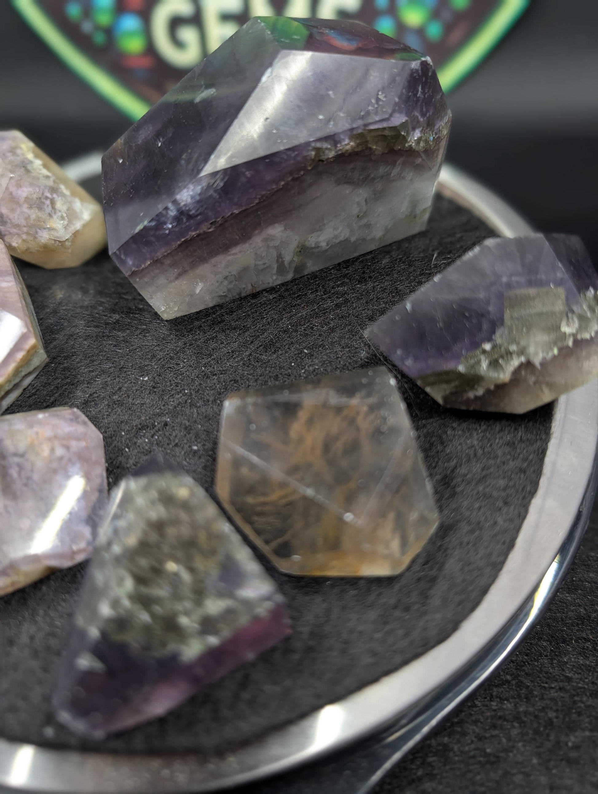 Fluorite - Phantom Fluorite - From Xianghualing Mines, China - 1 piece by Sacred Alchemy Studios