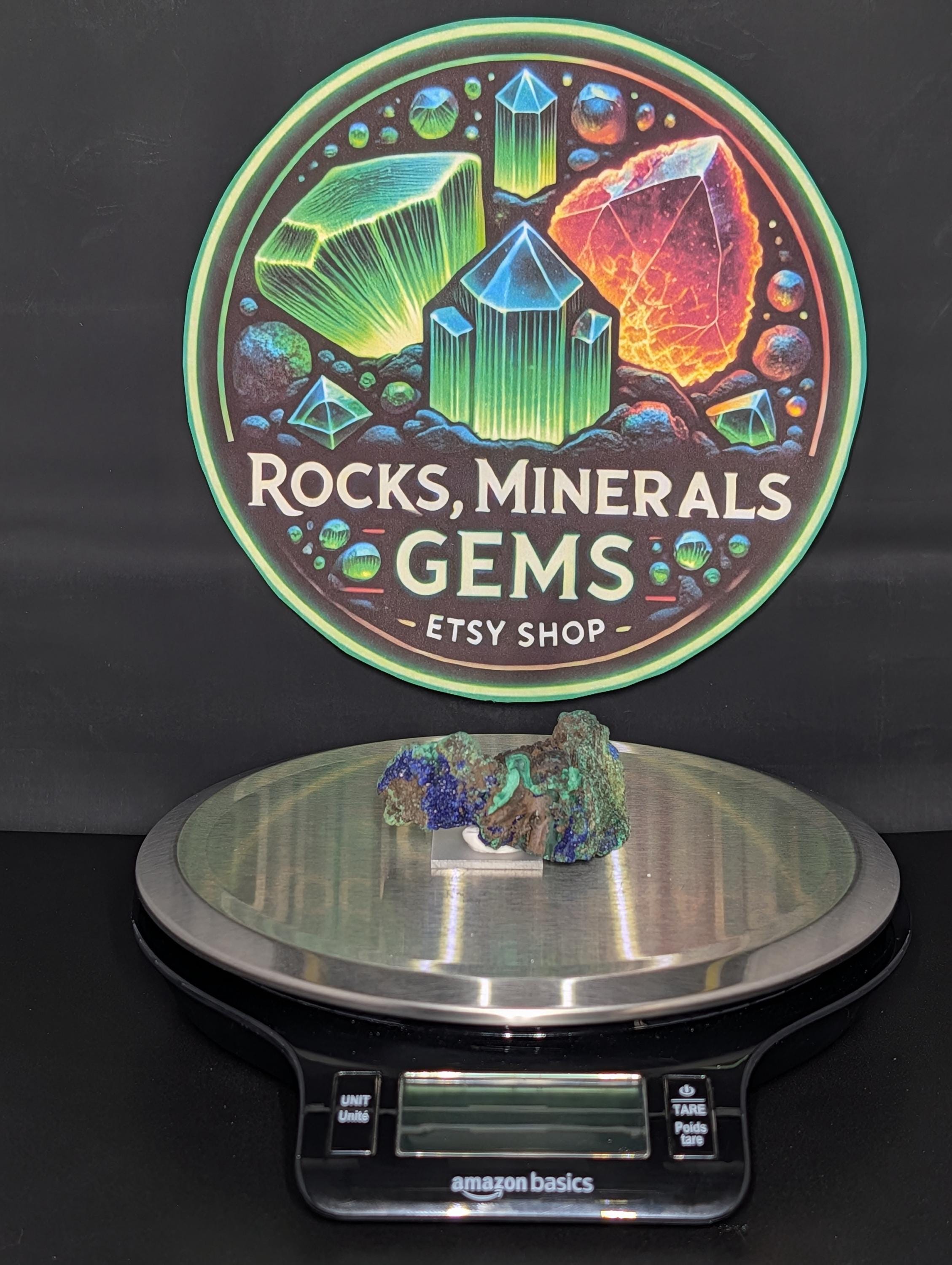 Azurite and Malachite – Morenci Mine, Greenlee County, Arizona