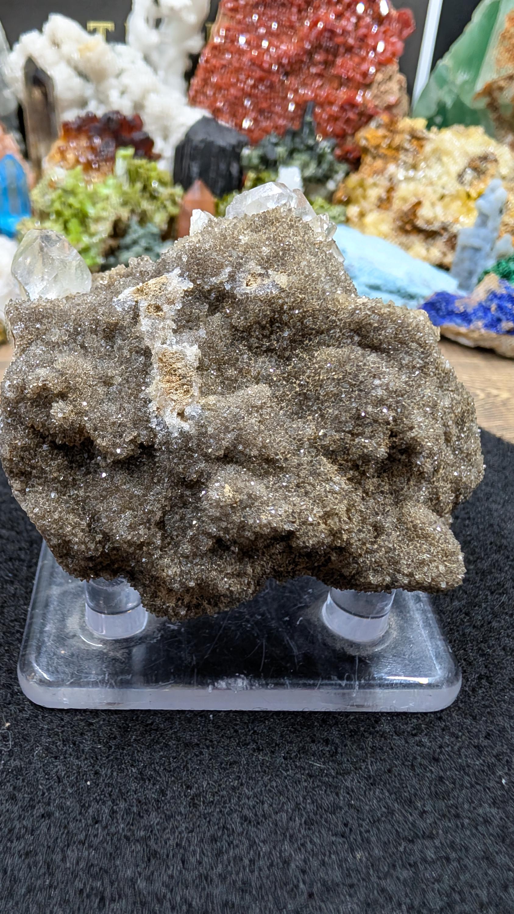 Quartz - Herkimer Diamond - Herkimer County, New York - 139 grams - Multiple Double Terminated Crystals on Druzy Matrix by Sacred Alchemy Studios