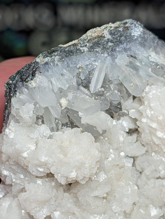 Quartz - Pseudomorph After Calcite – Boldut Mine, Cavnic, Maramures, Romania