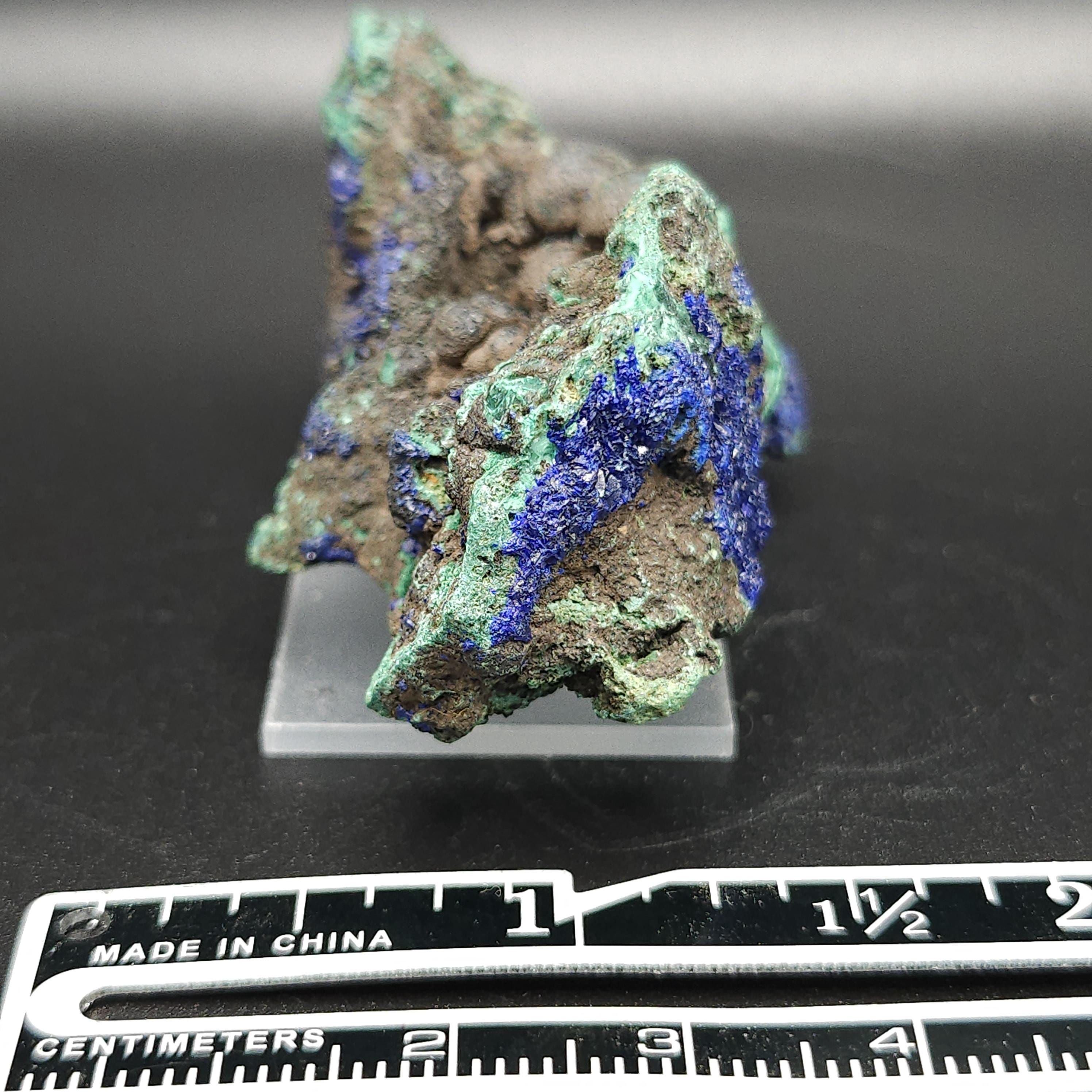 Azurite and Malachite – Morenci Mine, Greenlee County, Arizona by Sacred Alchemy Studios